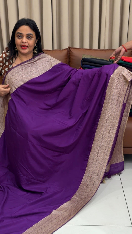 SEMI BANARASI SAREES - IHA 34194