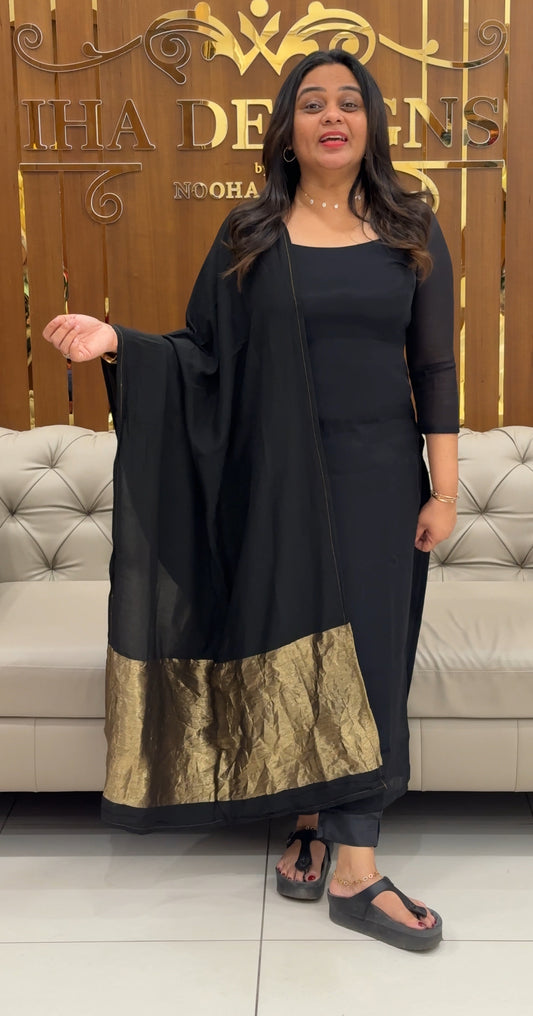 MUL CHADERI UNSTITCHED SALWAR SUITS - IHA 29036