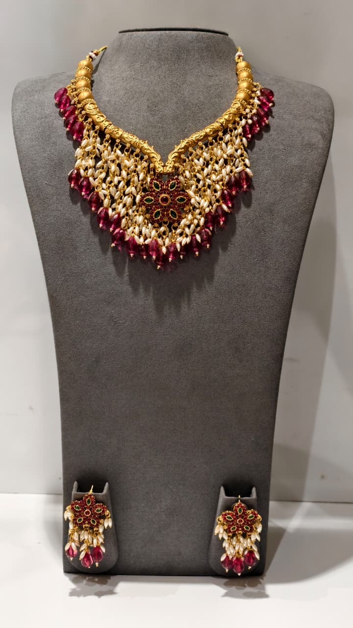 DESIGNER NECKLACE SETS - IHA 35831