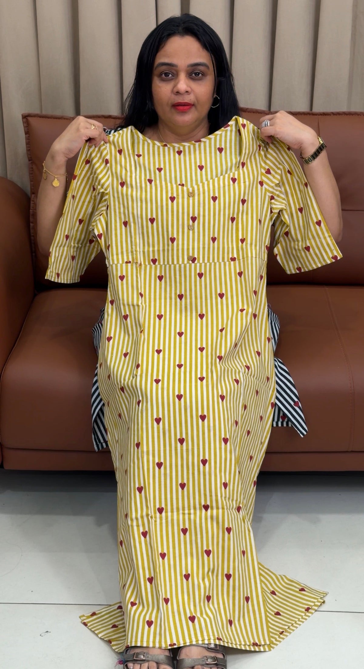 IHA'S IN-HOUSE COTTON FROCKS - IHA 35823