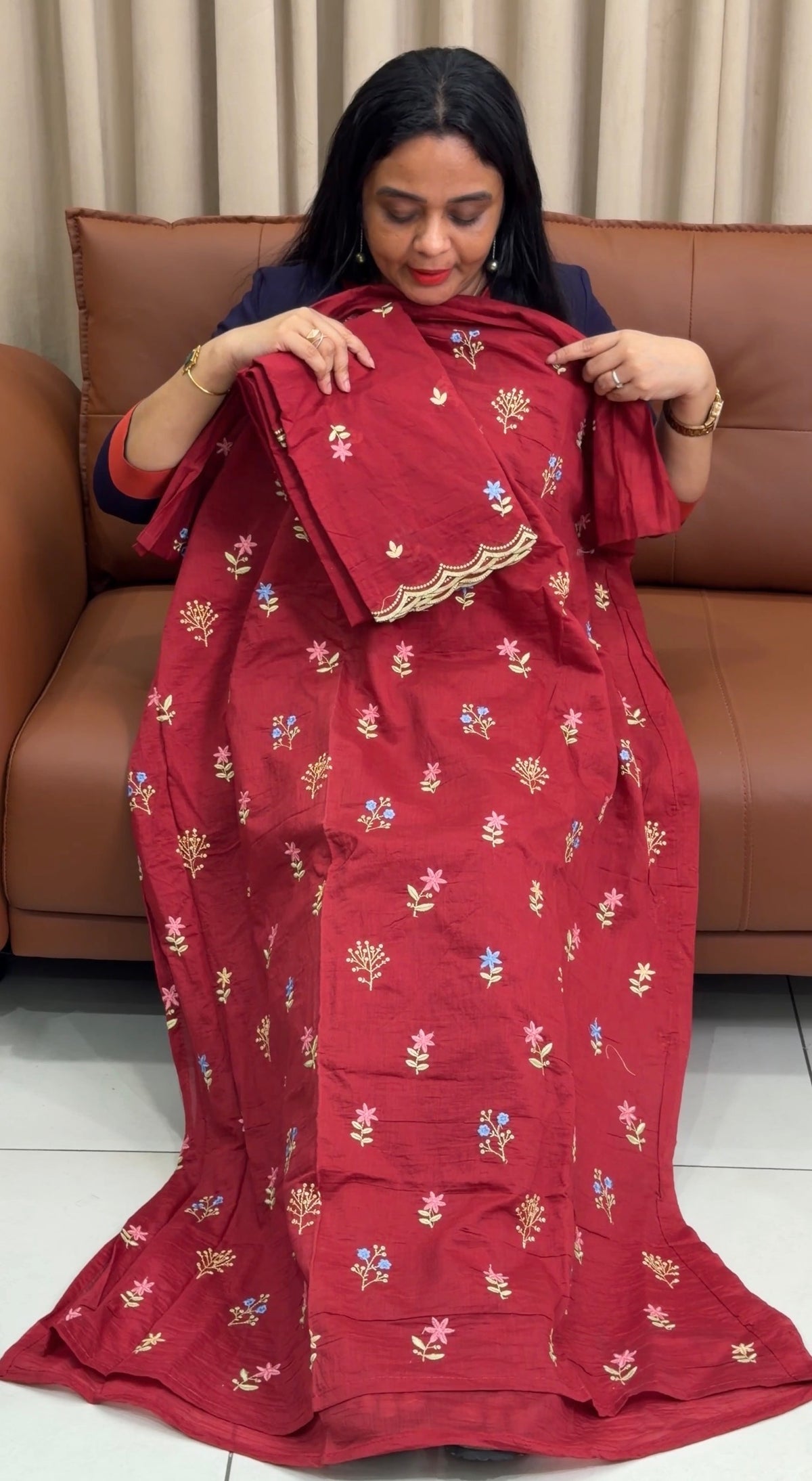 OFFER SALES UNSTITCHED SALWAR SUITS - IHA 35415