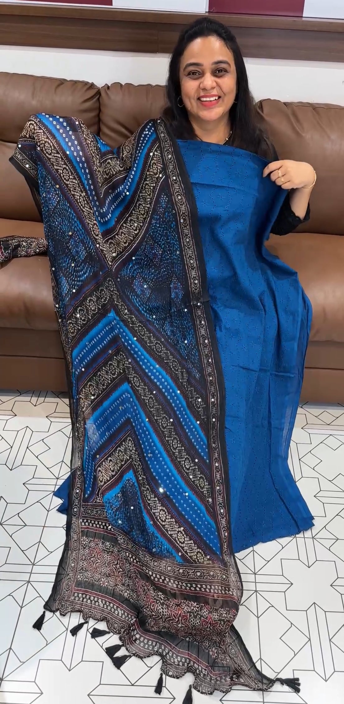 FORWARD COTTON HAKOBA UNSTITCHED SALWAR SUITS - IHA 27918