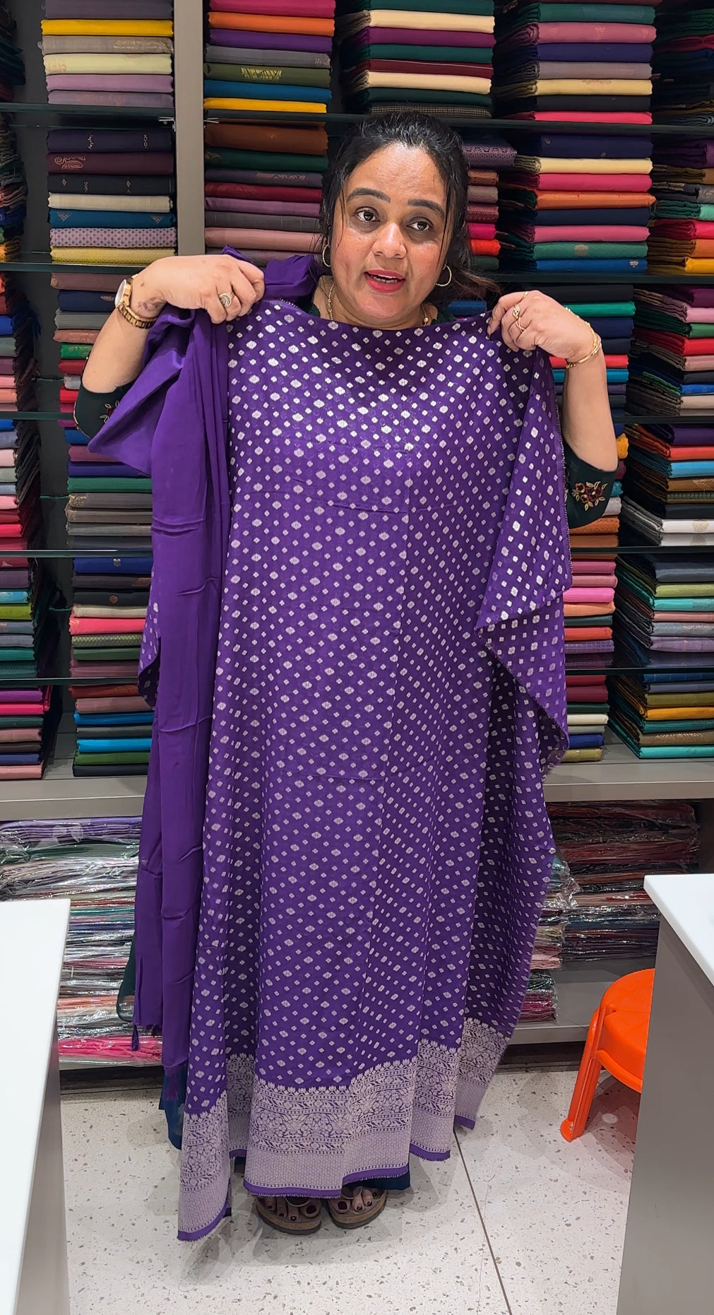 BANARASI UNSTITCHED SALWAR SUITS - IHA 26510