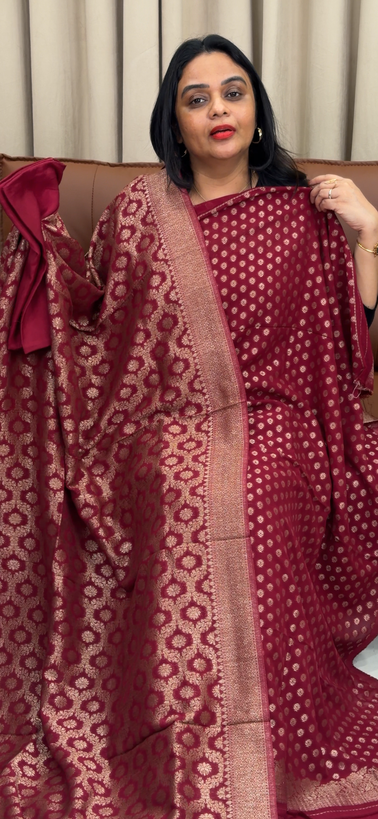 BANARASI UNSTITCHED SALWAR SUITS - IHA 33443