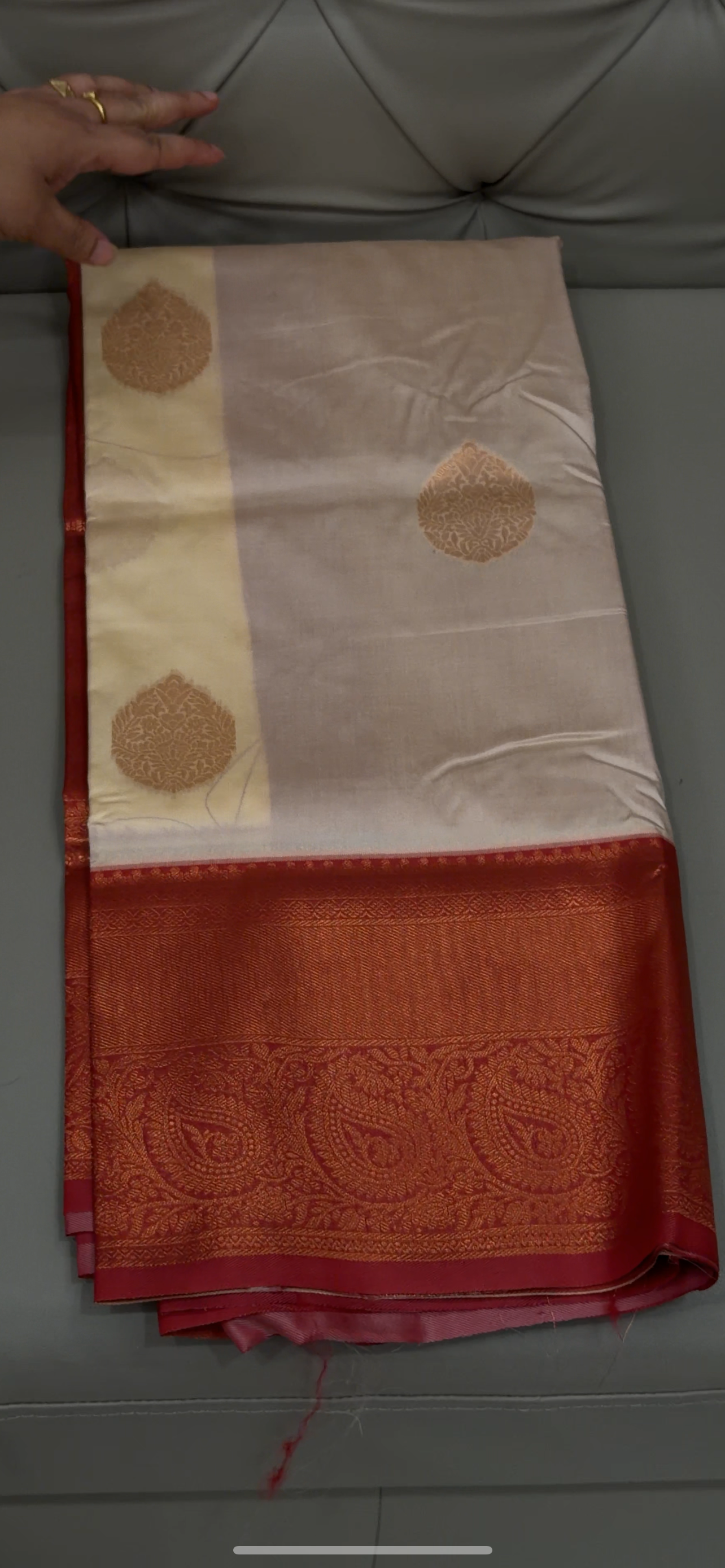 SEMI KANCHIPURAM SAREES - IHA 28758