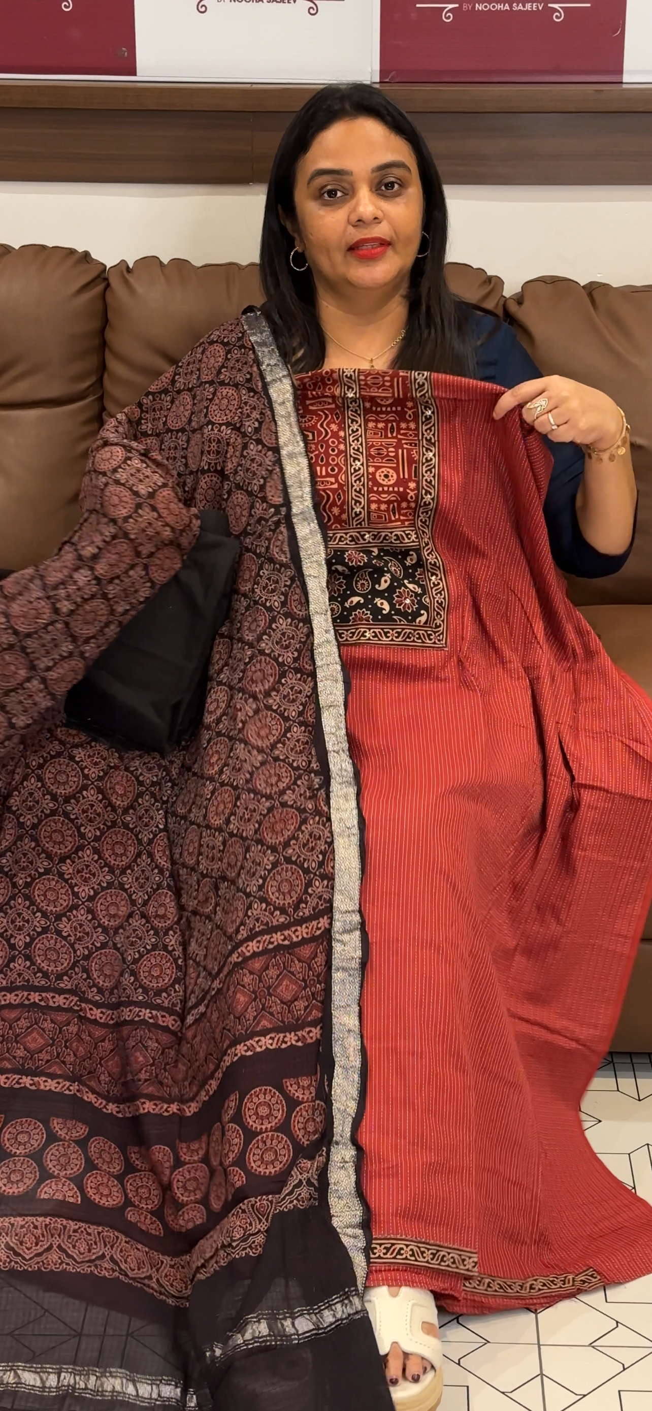 COTTON UNSTITCHED SALWAR SUITS - IHA 32881