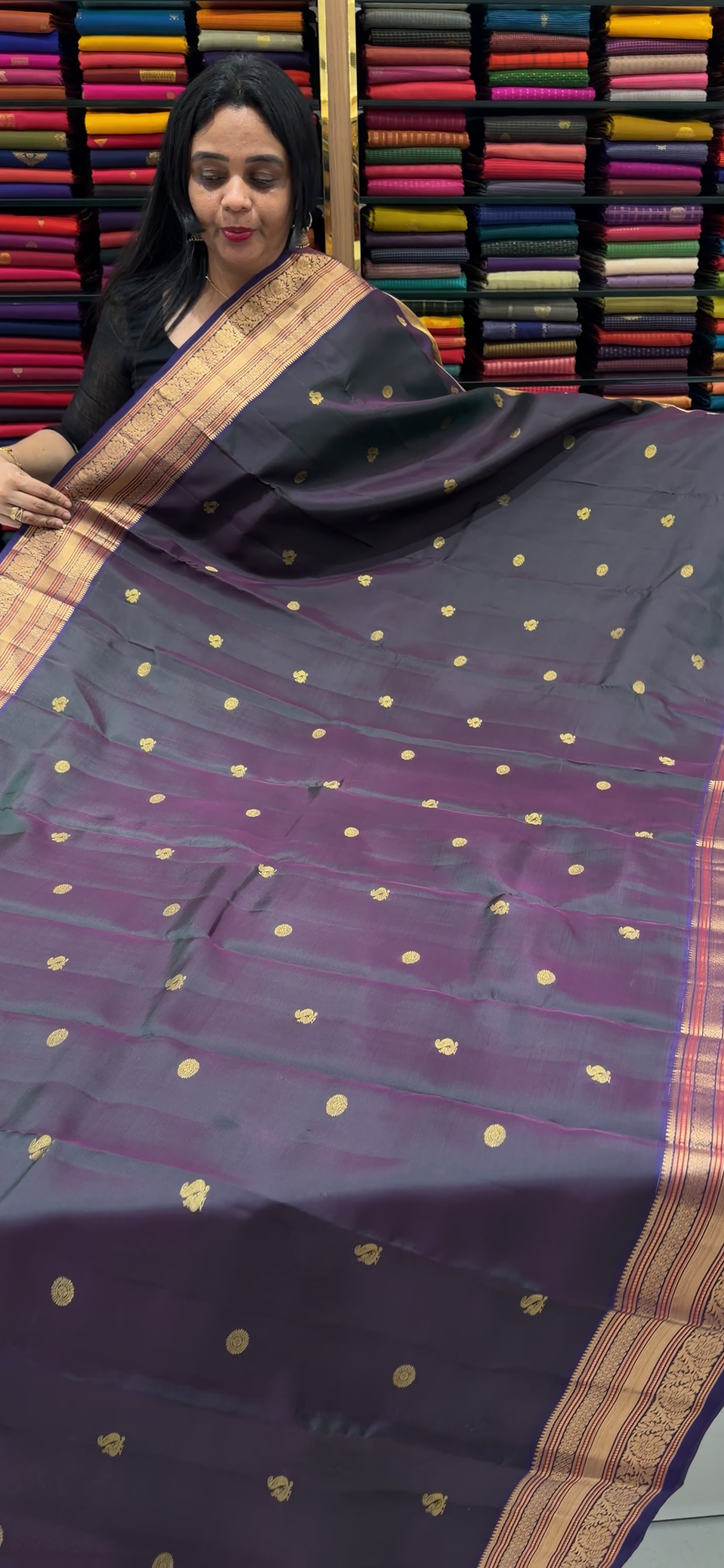 DESIGNER KANCHIPURAM SAREES - IHA 35733