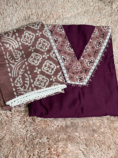 OFFER SALES UNSTITCHED SALWAR SUITS -  IHA 35958