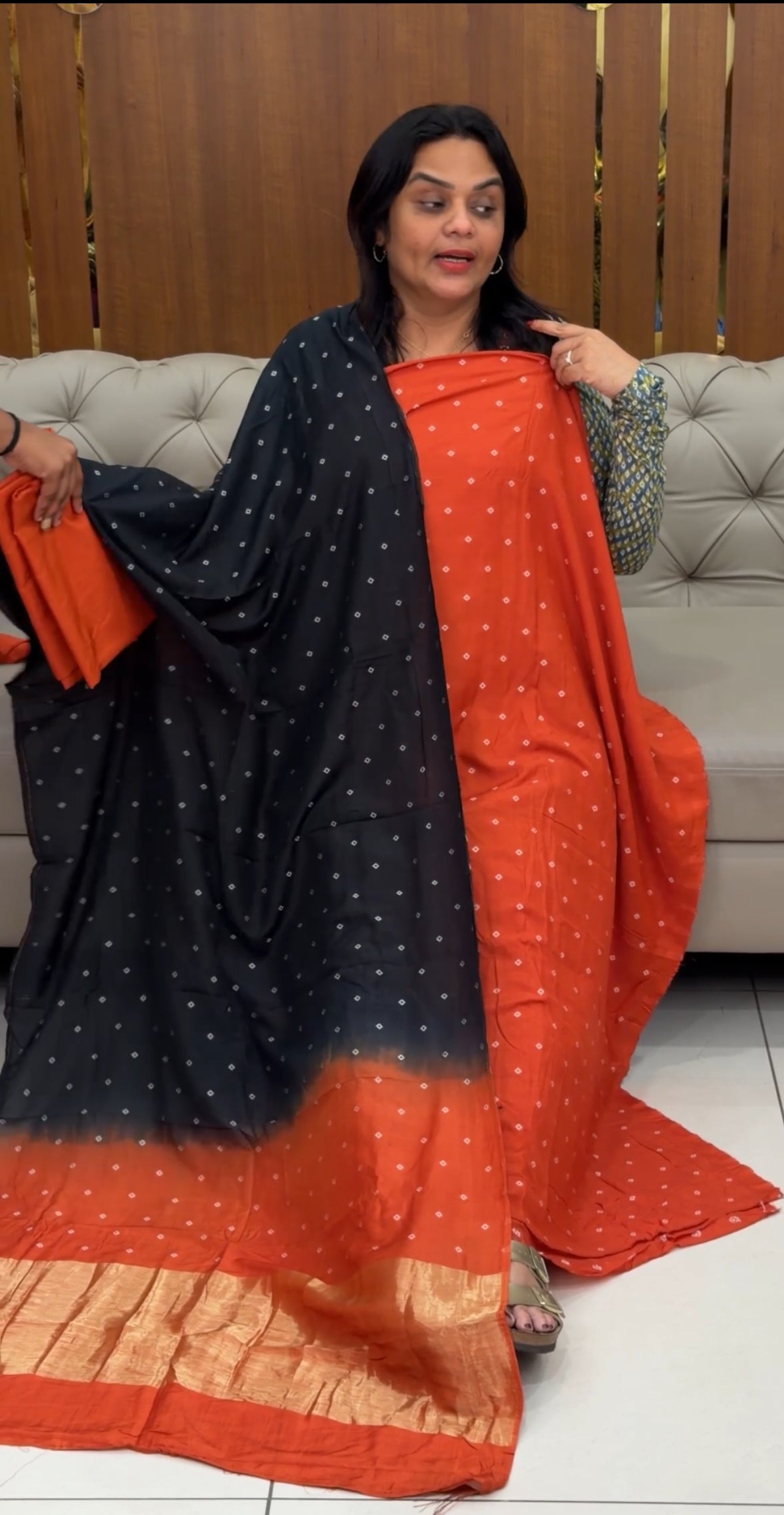 MUL CHANDERI UNSTITCHED SALWAR SUITS - IHA 30546