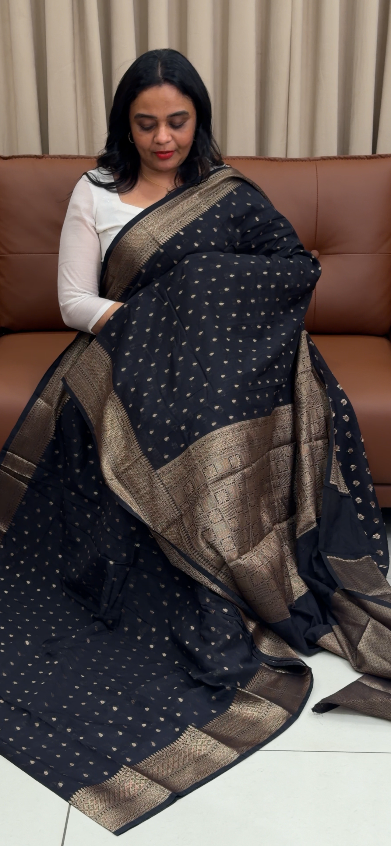 SOFT BANARASI SAREES - IHA 33348