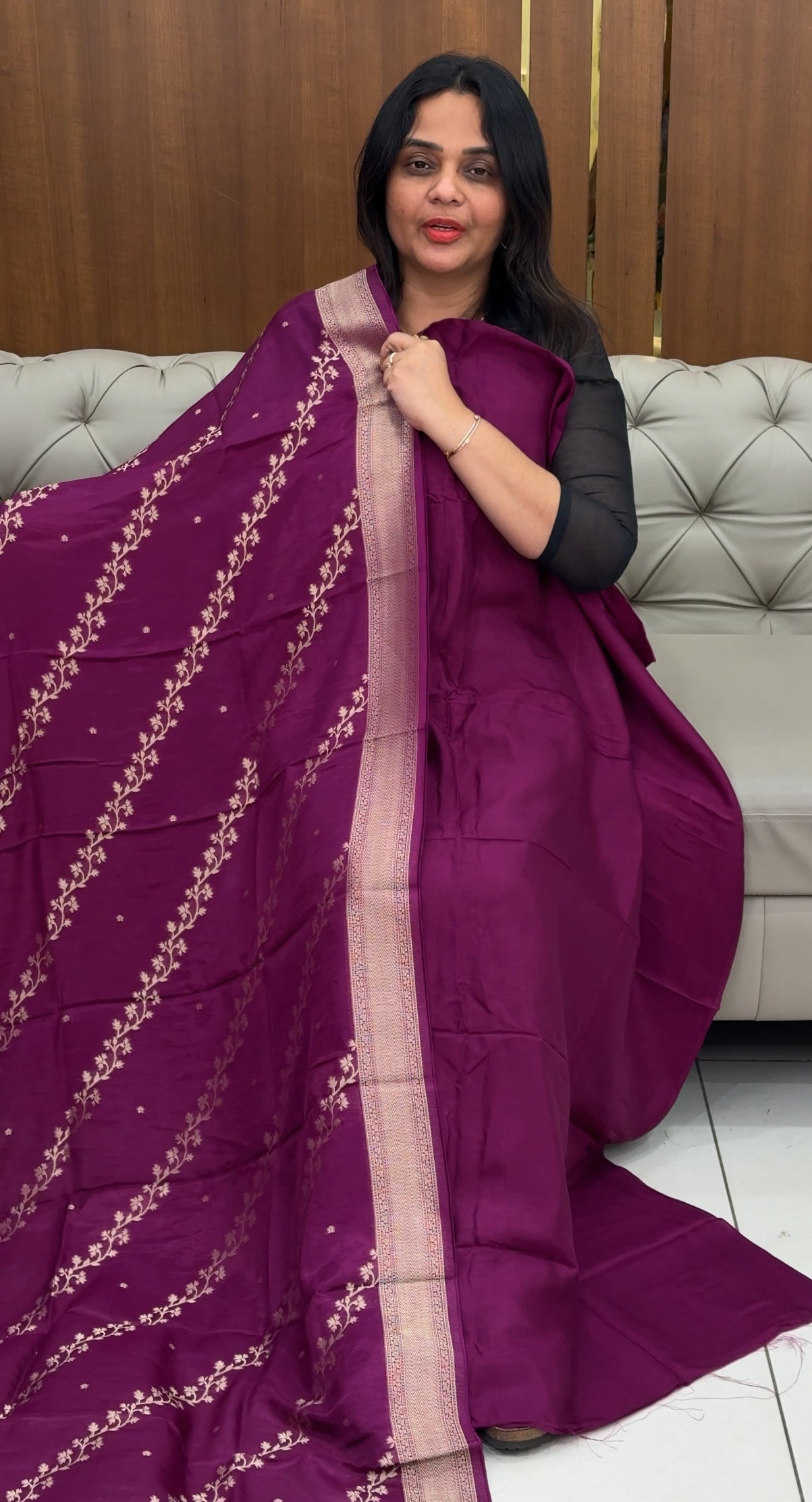 IHA'S IN-HOUSE SILK BANARASI UNSTITCHED SALWAR SUITS - IHA 30660