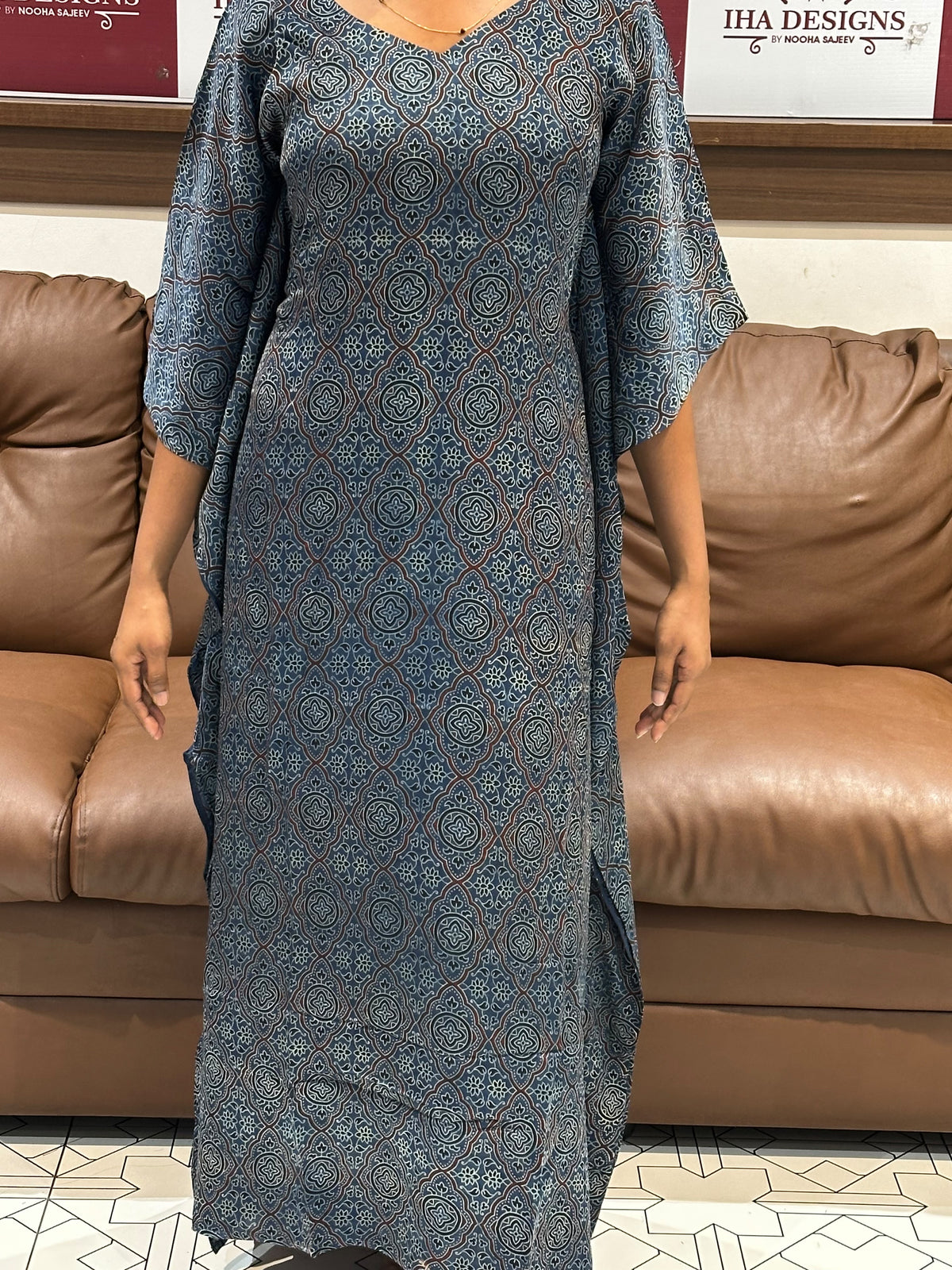 PRINTED KAFTAN TOPS - IHA 35860