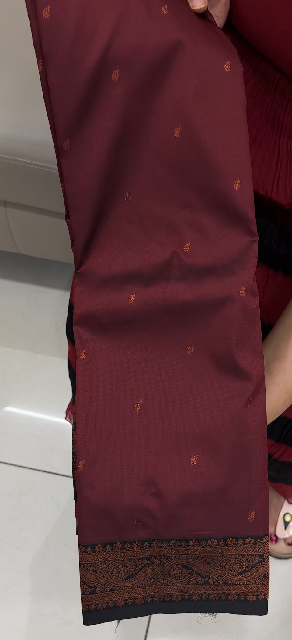 SEMI SILK SAREES - IHA 28676