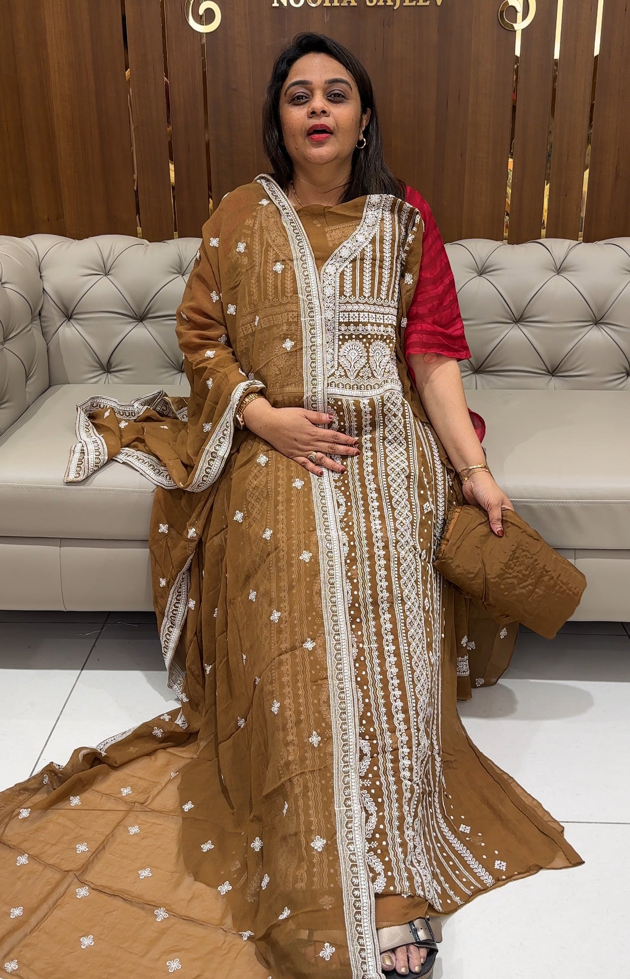 VISCOSE GEORGETTE UNSTITCHED SALWAR SUITS - IHA 24216