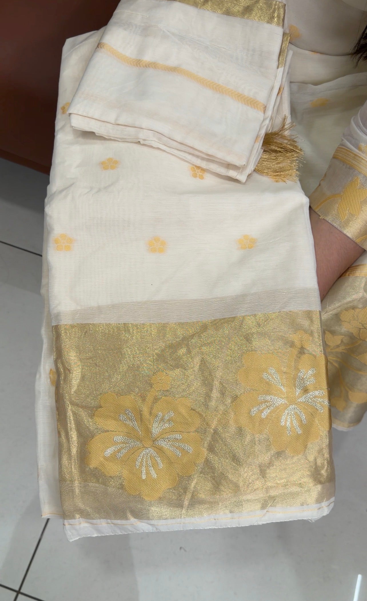 JAMDANI UNSTITCHED SALWAR SUITS - IHA 34345