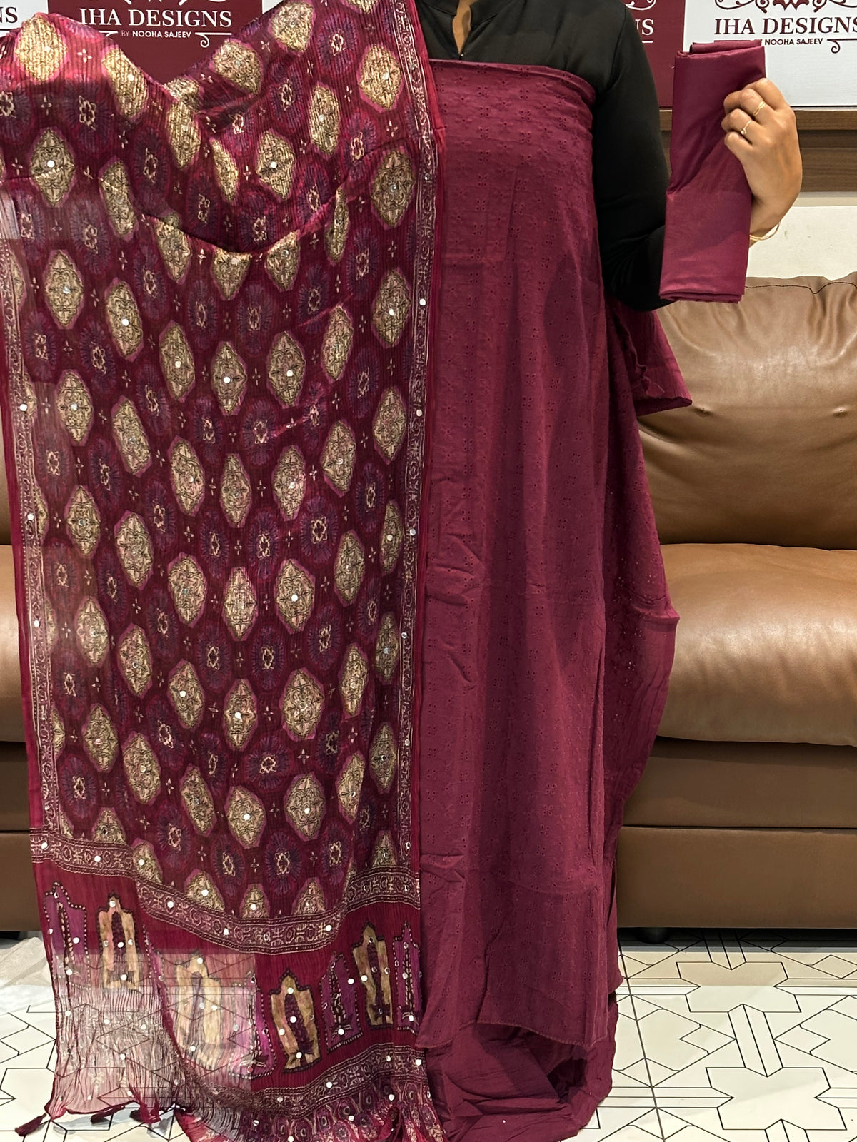 OFFER SALES UNSTITCHED SALWAR SUITS - IHA 35812