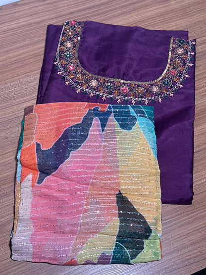OFFER SALES UNSTITCHED SALWAR SUITS -  IHA 33647