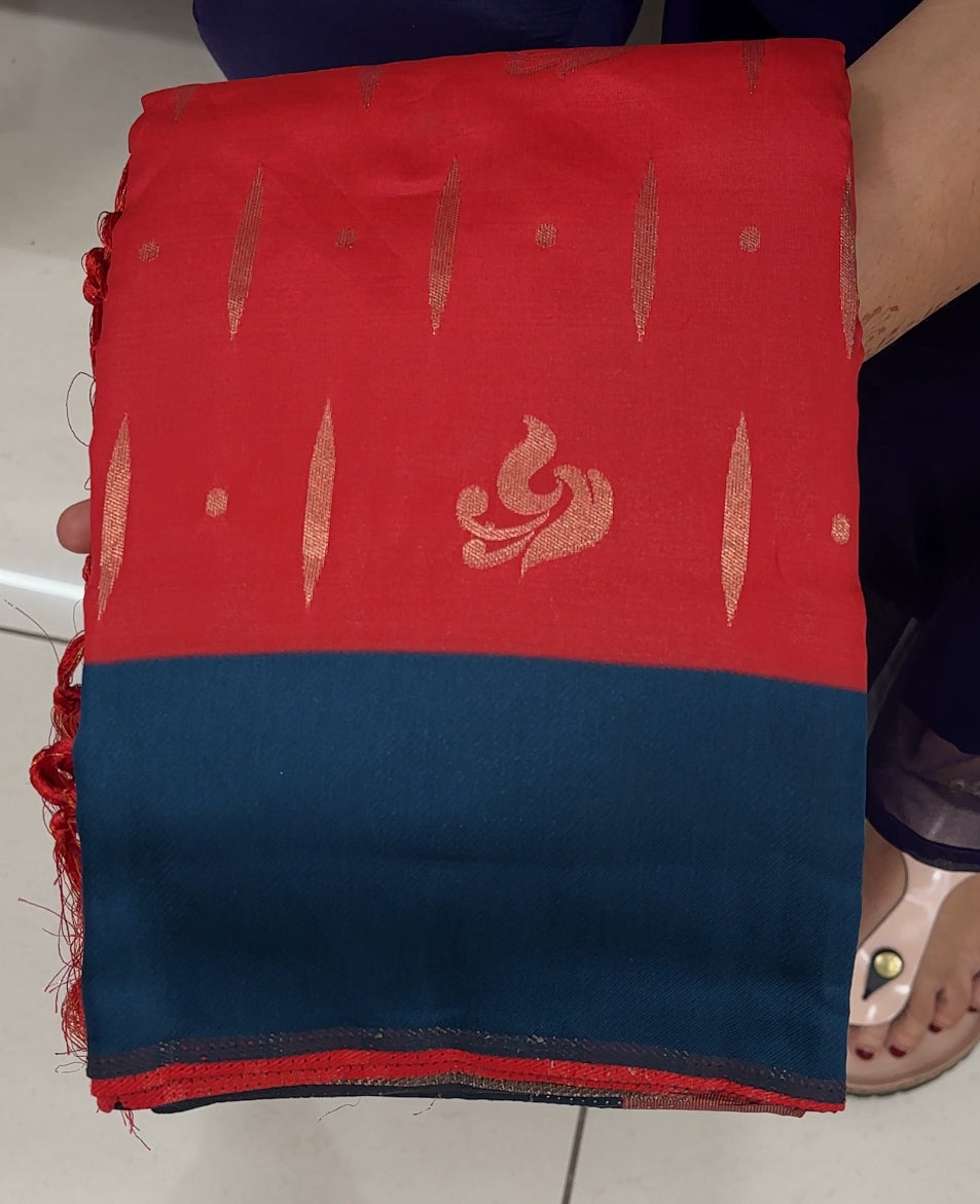 SEMI SILK SAREES - IHA 27545