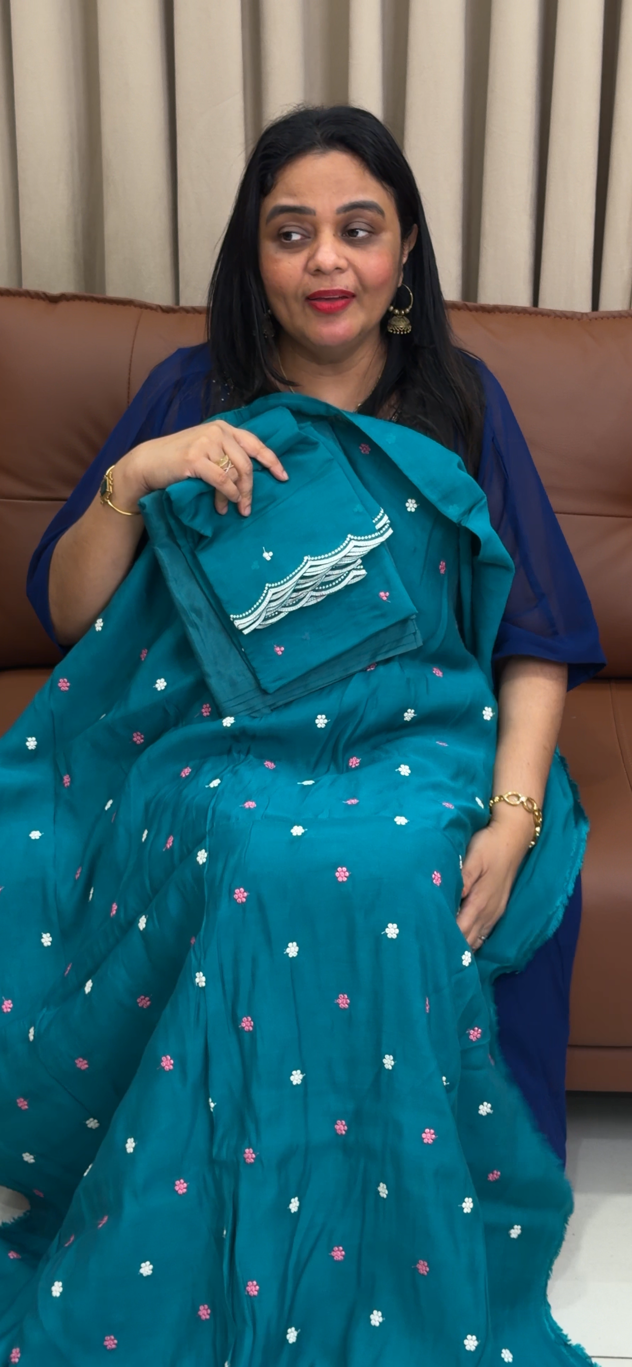 UNSTITCHED SALWAR SUITS - IHA 34090