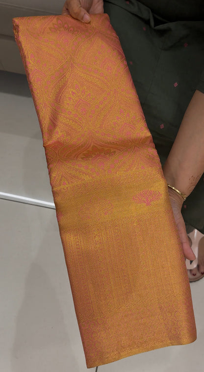 DESIGNER TISSUE KANCHIPURAM SILK SAREES - IHA 27614