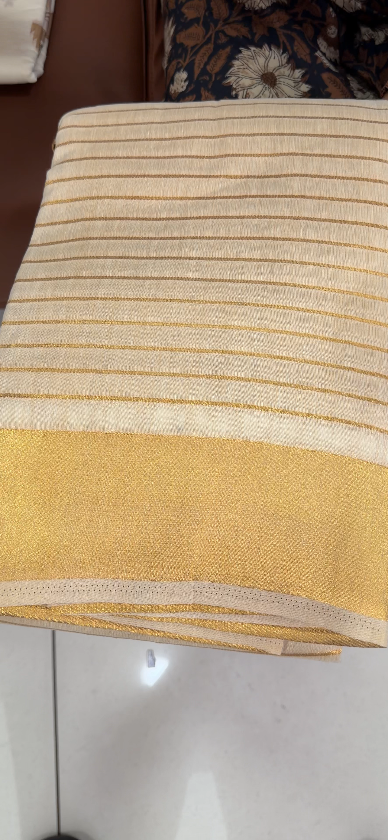 MUL CHANDERI SAREES - IHA 34096