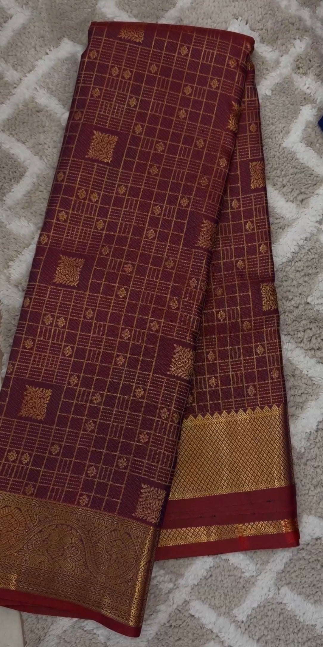 SEMI KANCHIPURAM SILK SAREES - IHA 33143