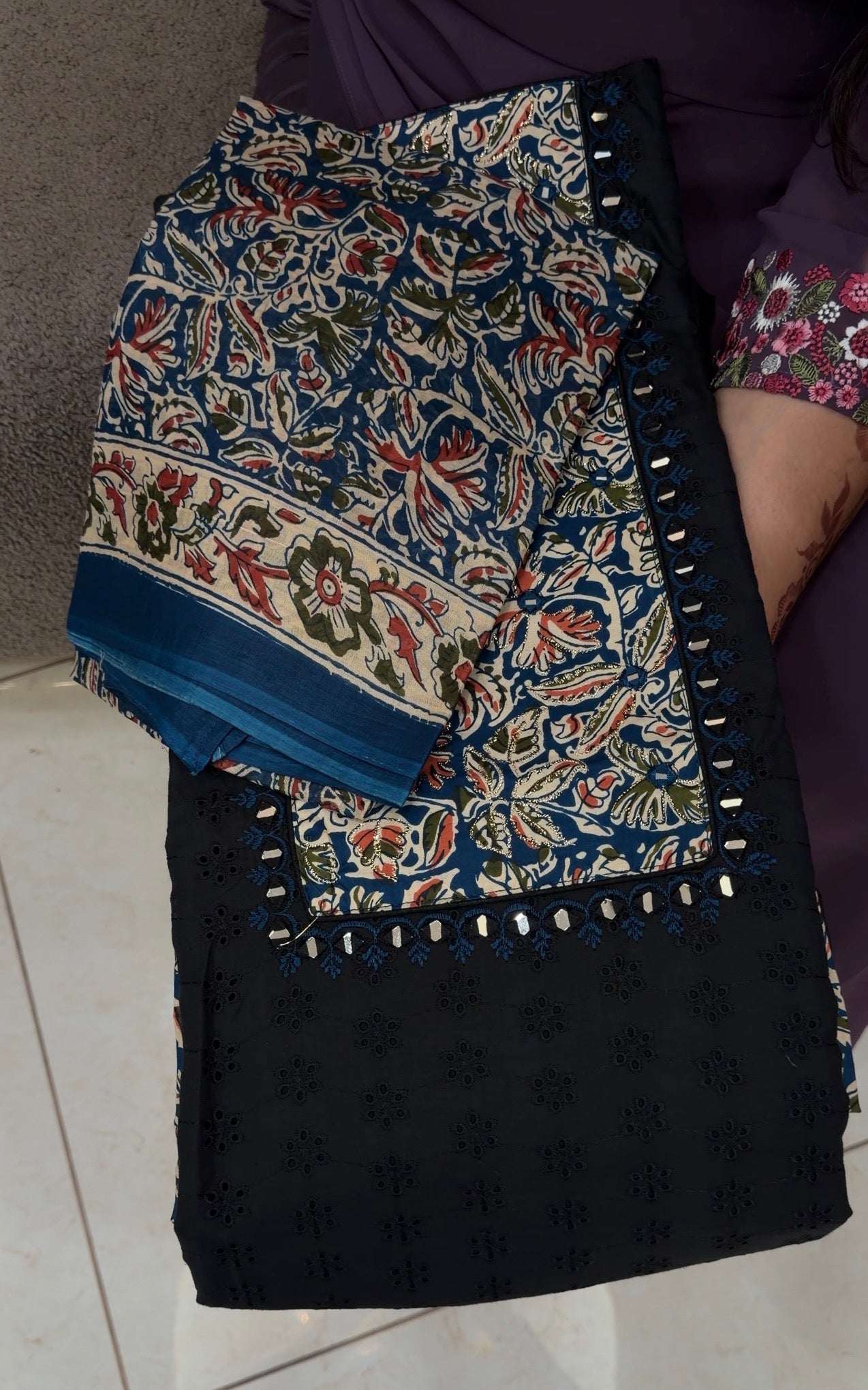 HAKOBA COTTON UNSTITCHED SALWAR SUITS - IHA 33038