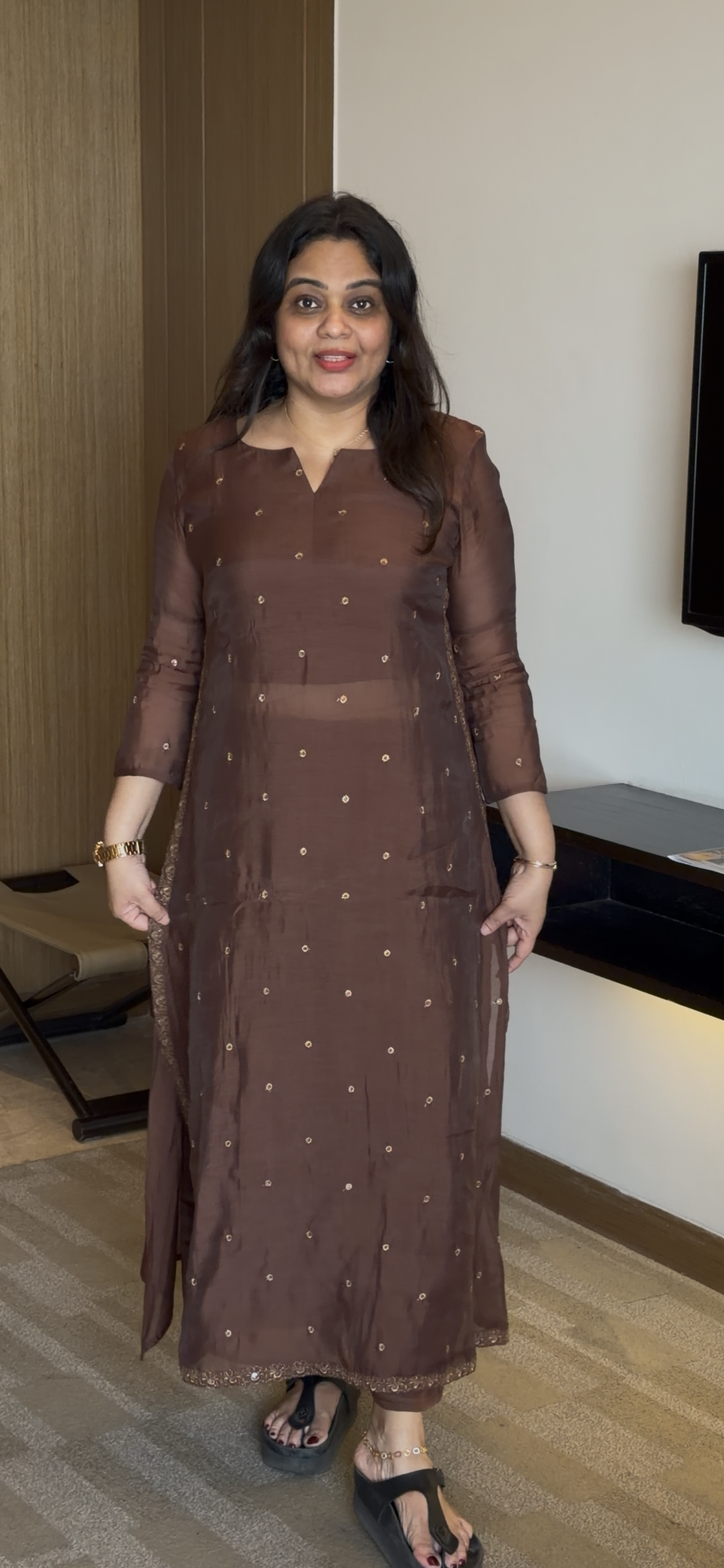 FORWARD MUL CHANDERI TOP AND BOTTOM - IHA 28856