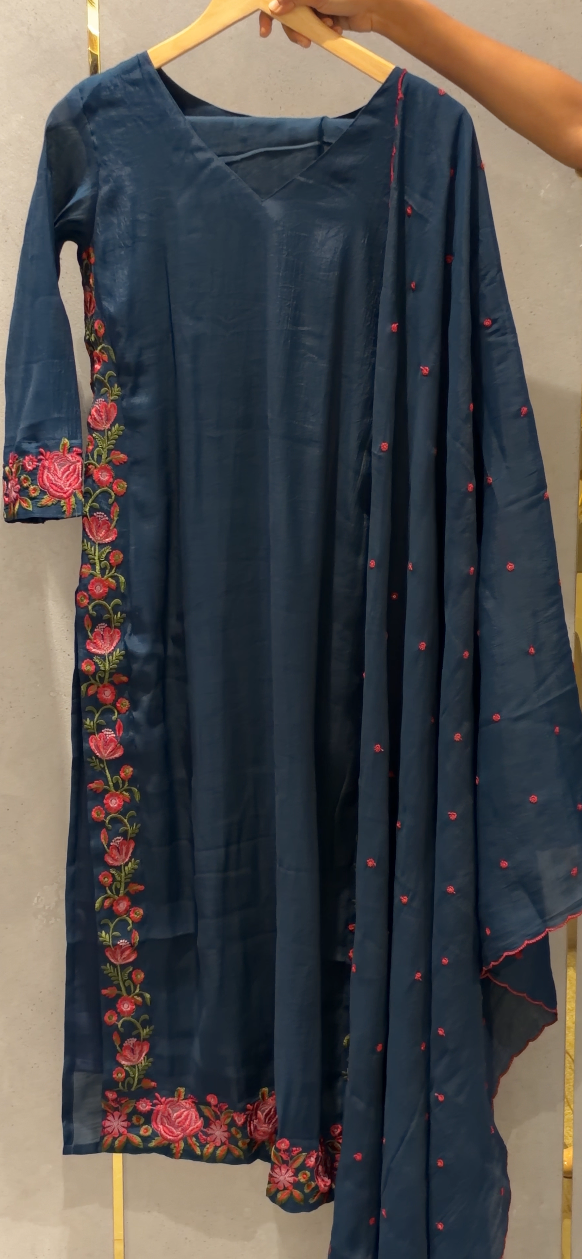 READY TO WEAR TOP, BOTTOM AND DUPATTA - IHA 35966