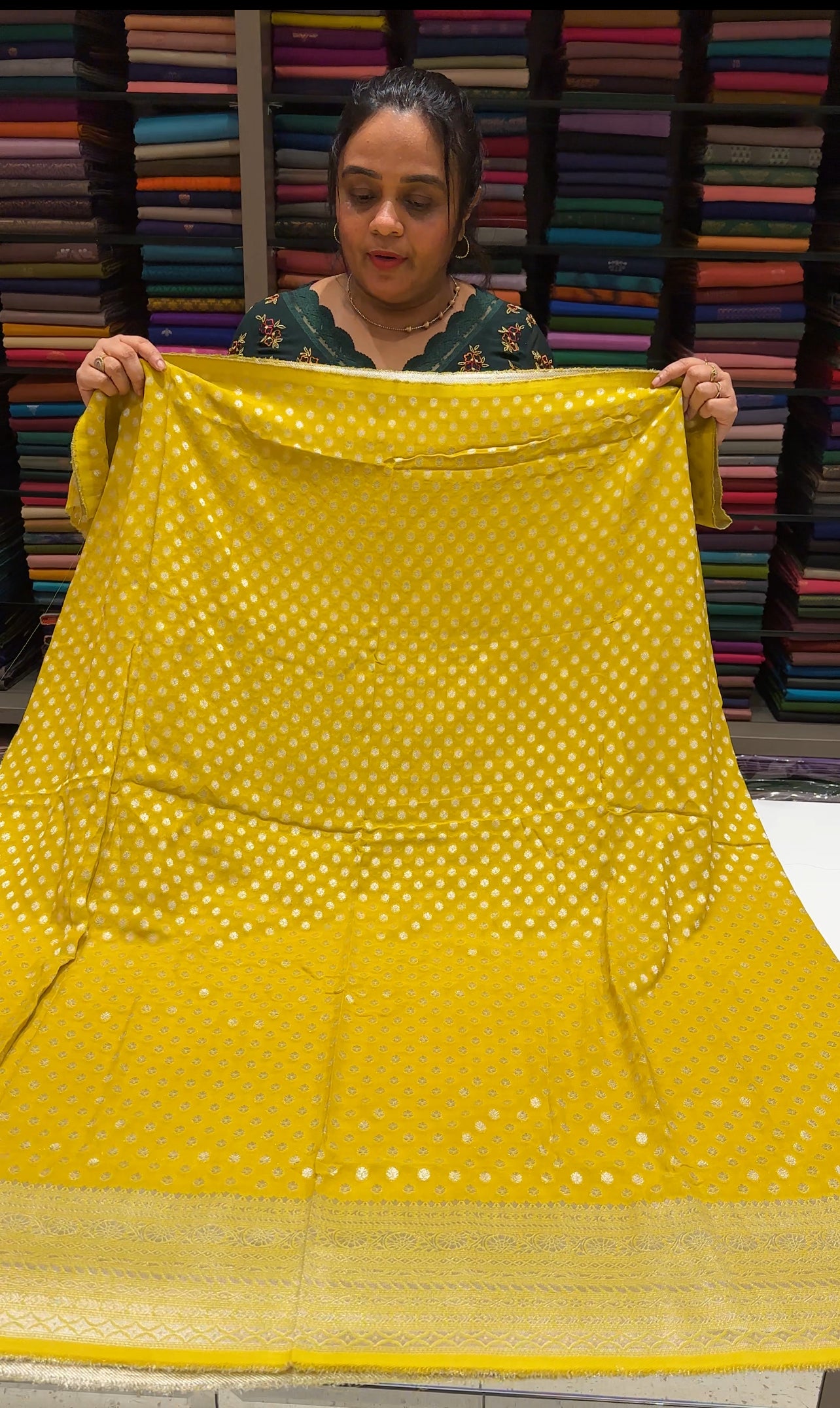BANARASI UNSTITCHED SALWAR SUITS - IHA 26510