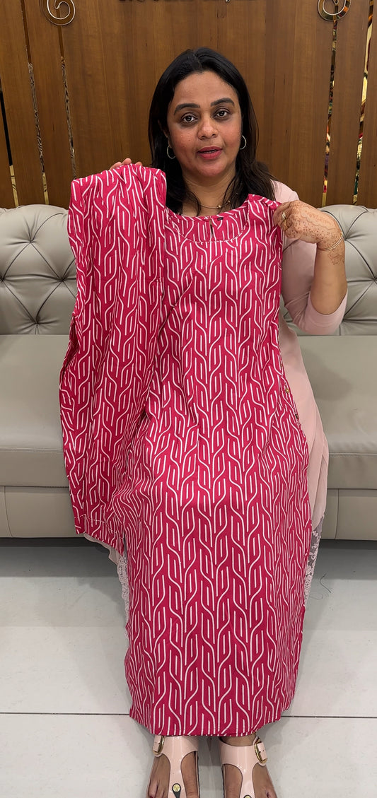 COTTON PRINTED TOP AND BOTTOM  - IHA 27610