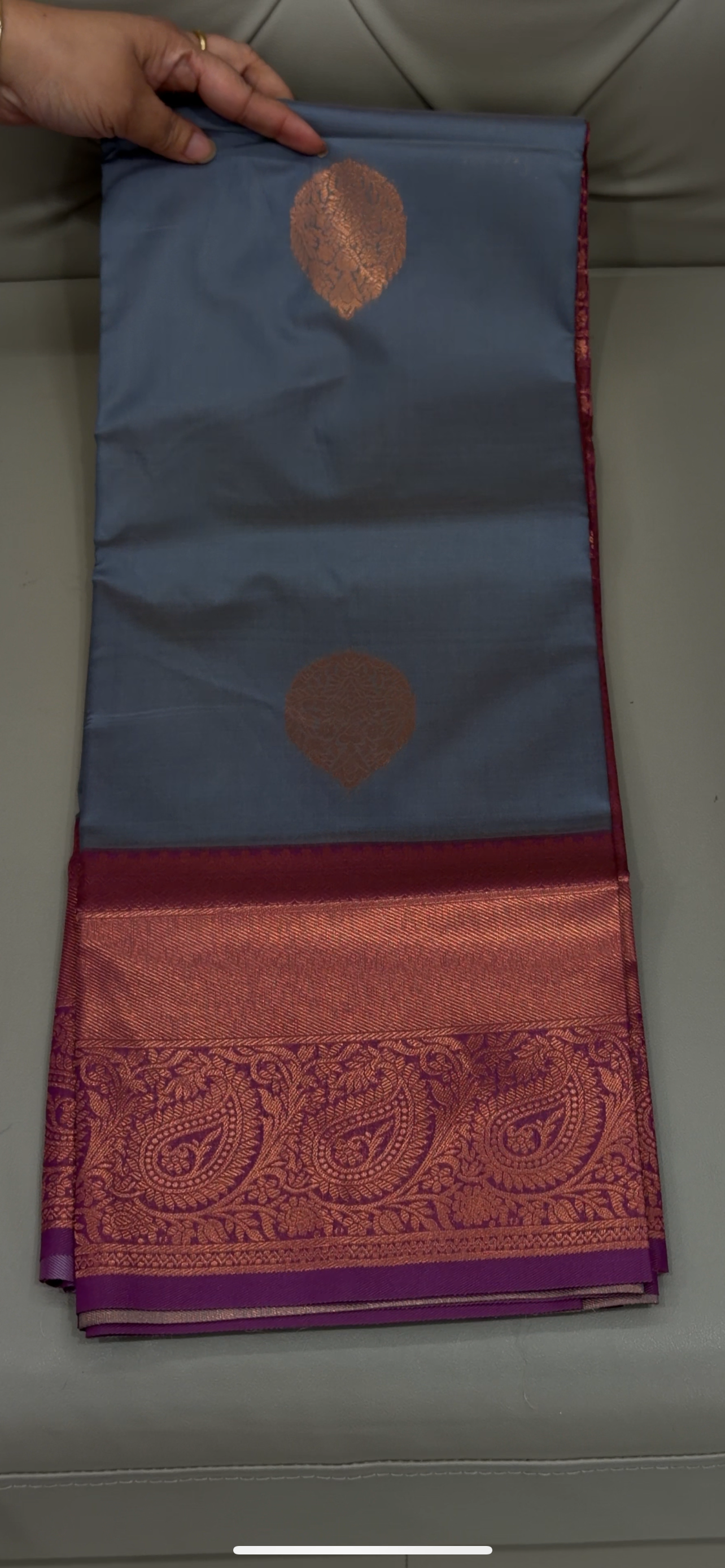 SEMI KANCHIPURAM SAREES - IHA 28758