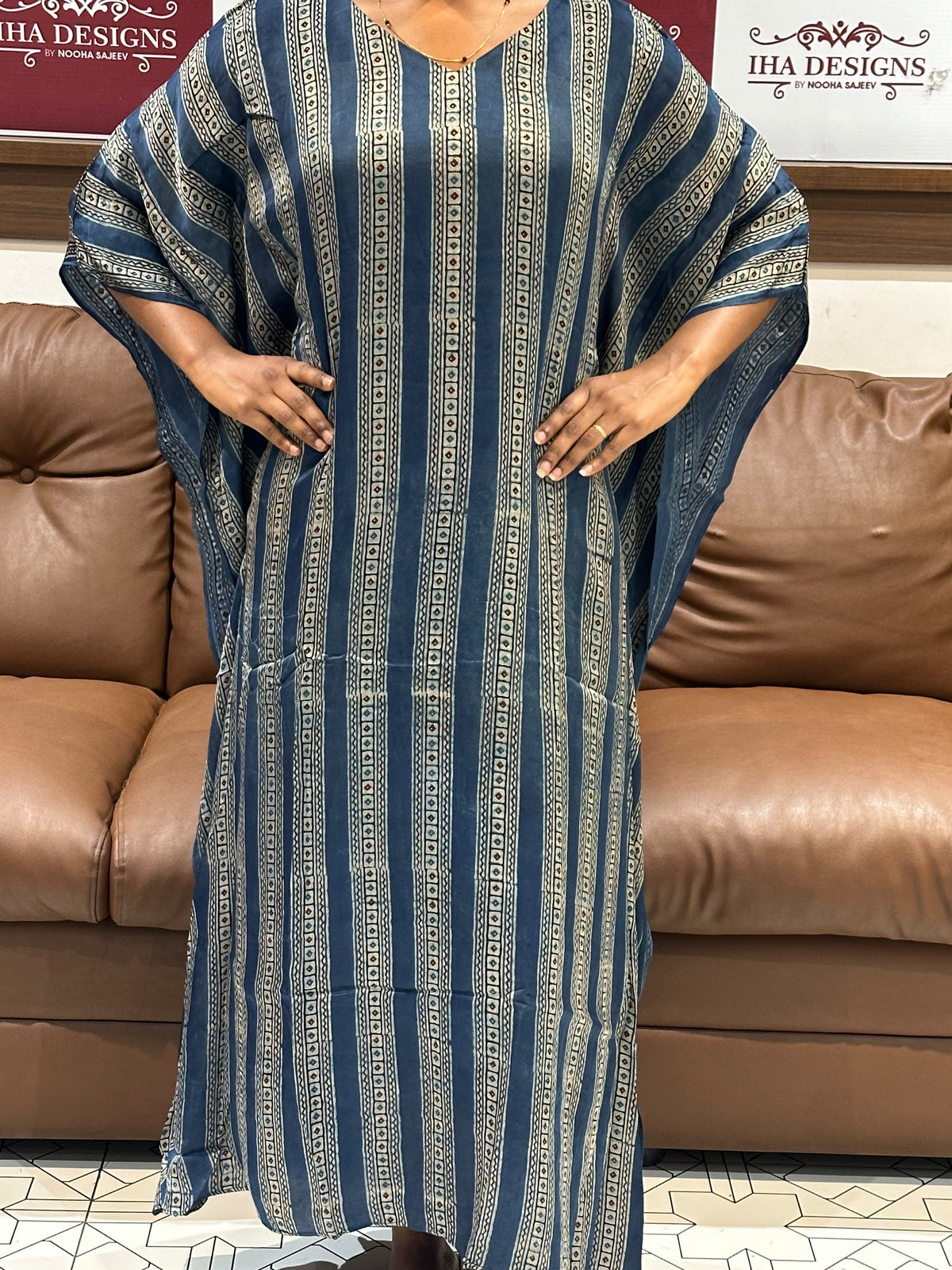PRINTED KAFTAN TOPS - IHA 35860