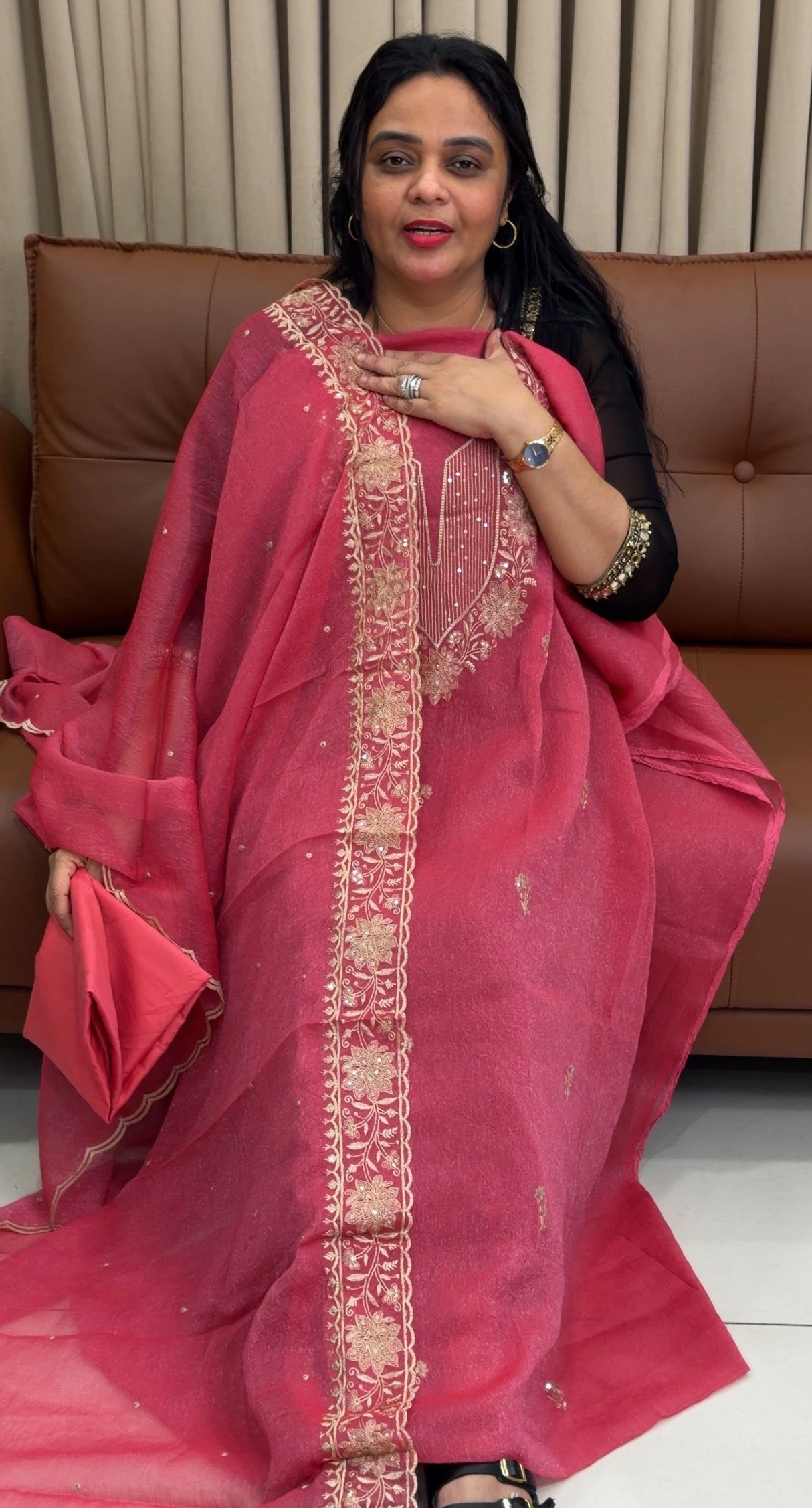 BUDGET BUY UNSTITCHED SALWAR SUITS - IHA 34635