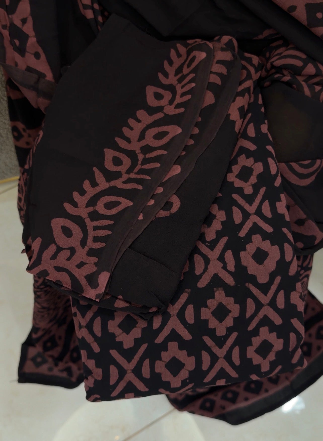 BATIK PRINTED UNSTITCHED SALWAL SUITS -IHA 33472