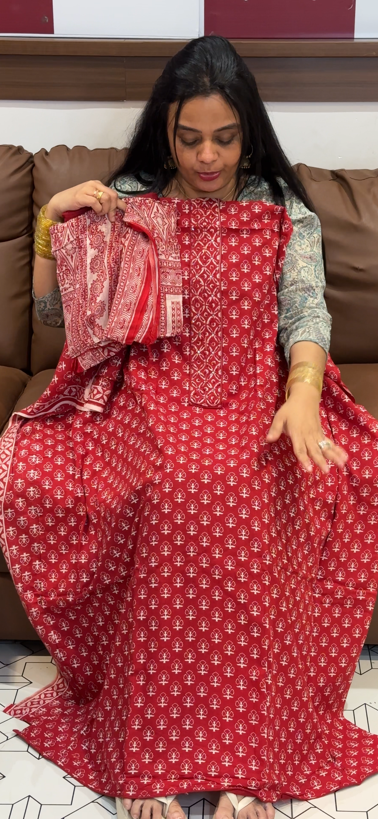 OFFER SALES UNSTITCHED SALWAR SUITS - IHA 34979