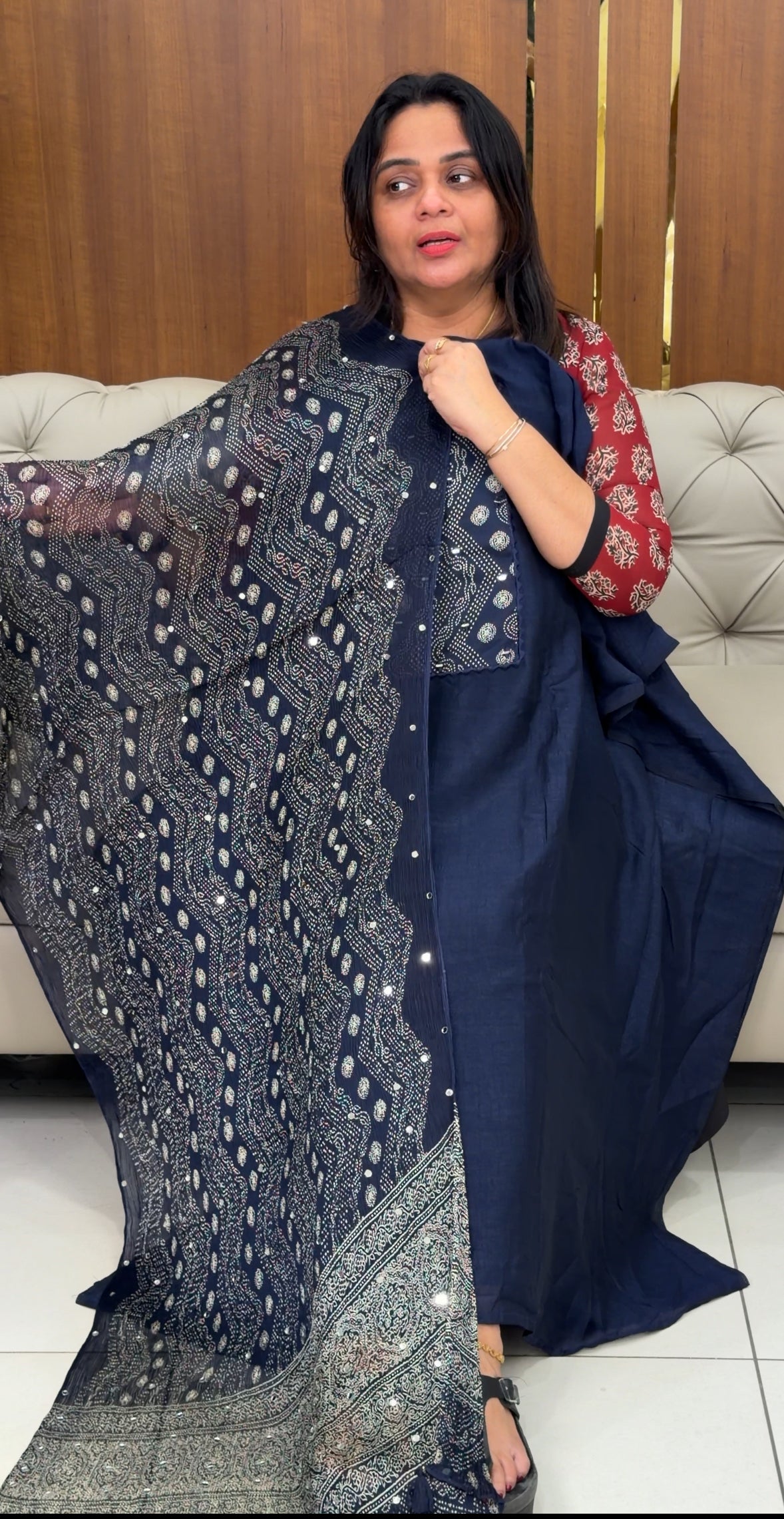 SEMI RAW SILK UNSTITCHED SALWAR SUITS - IHA 29001