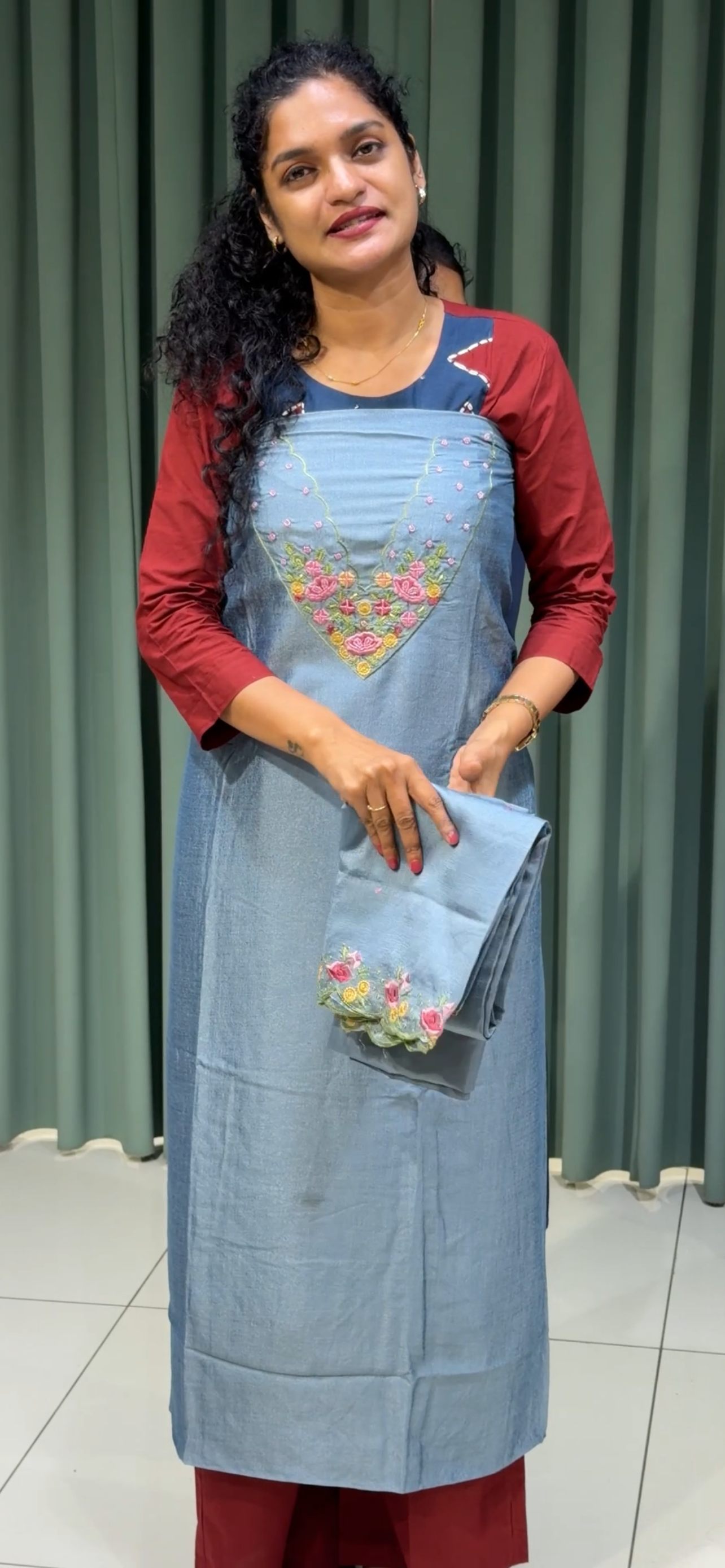 SEMI RAW SILK UNSTITCHED SALWAR SUITS - IHA 33295