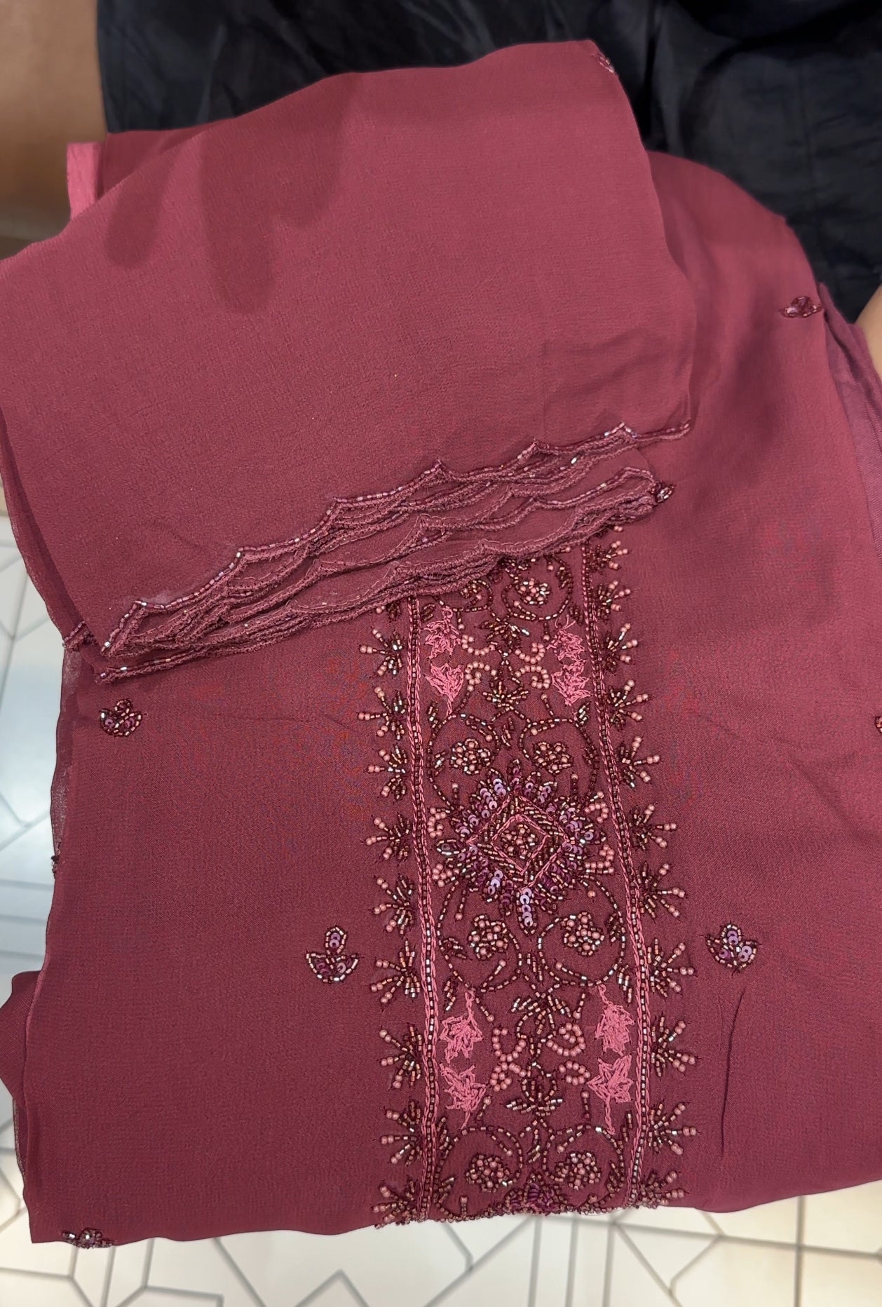 VISCOSE GEORGETTE UNSTITCHED SALWAR SUITS - IHA 27973