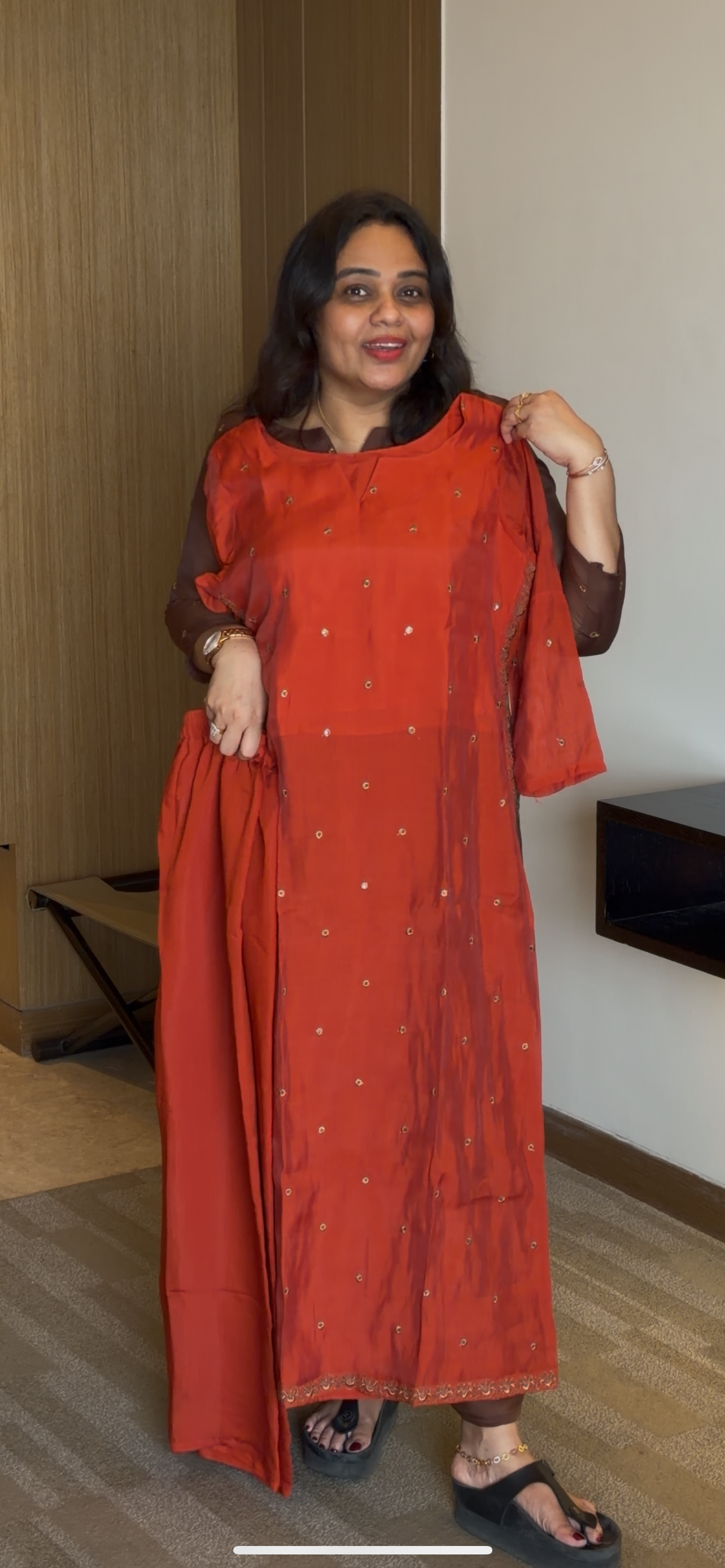 FORWARD MUL CHANDERI TOP AND BOTTOM - IHA 28856