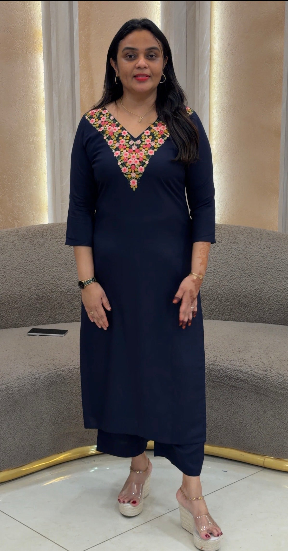 IHA'S IN-HOUSE RAYON TOP AND BOTTOM - IHA 32949