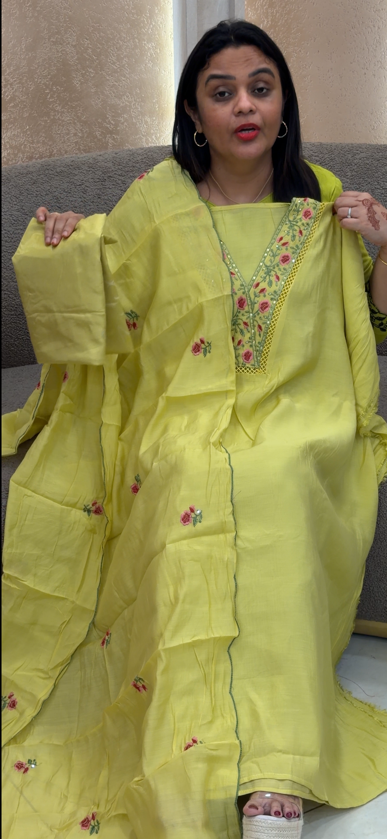 MUL CHANDERI UNSTITCHED SALWAR SUITS - IHA 33007