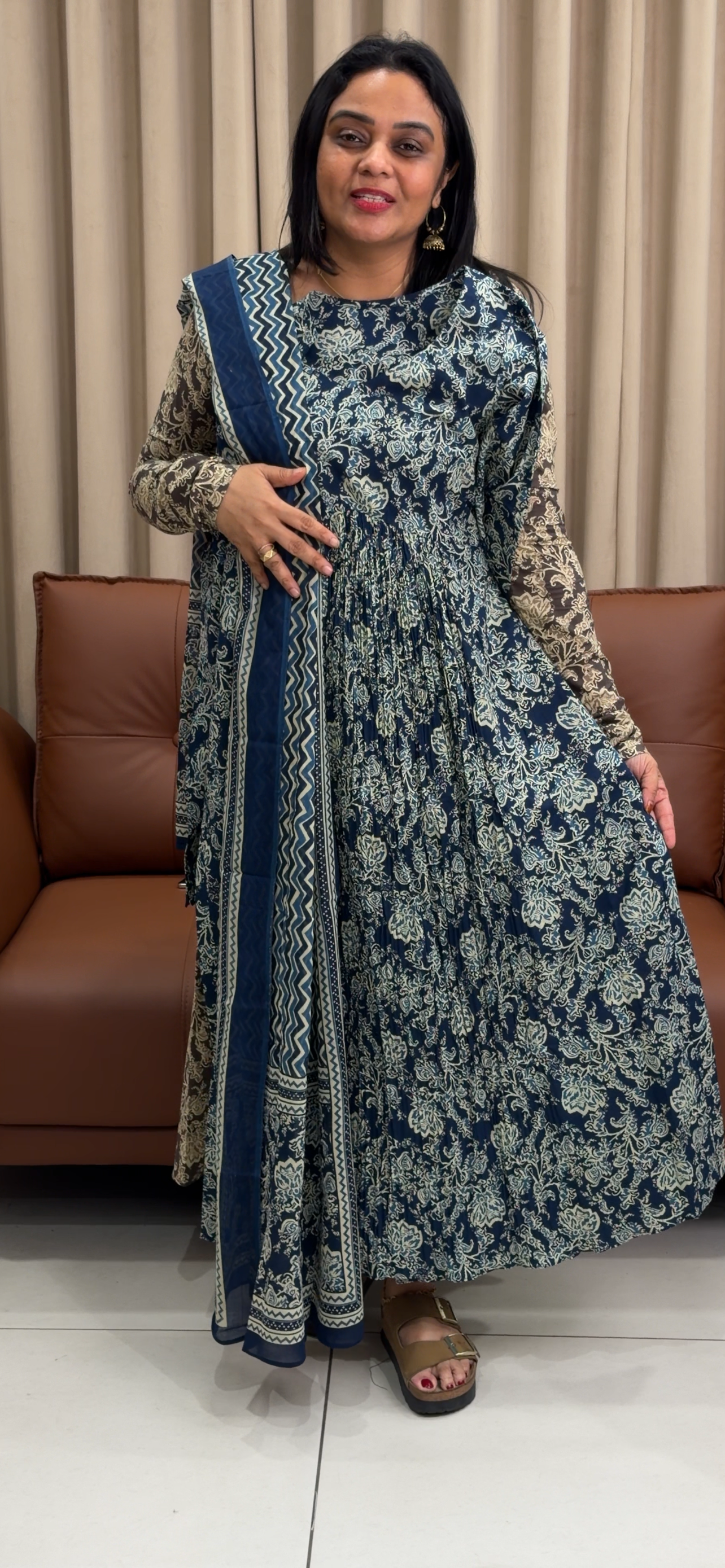 IHA'S IN-HOUSE ALINE TOP AND DUPATTA - IHA 33616