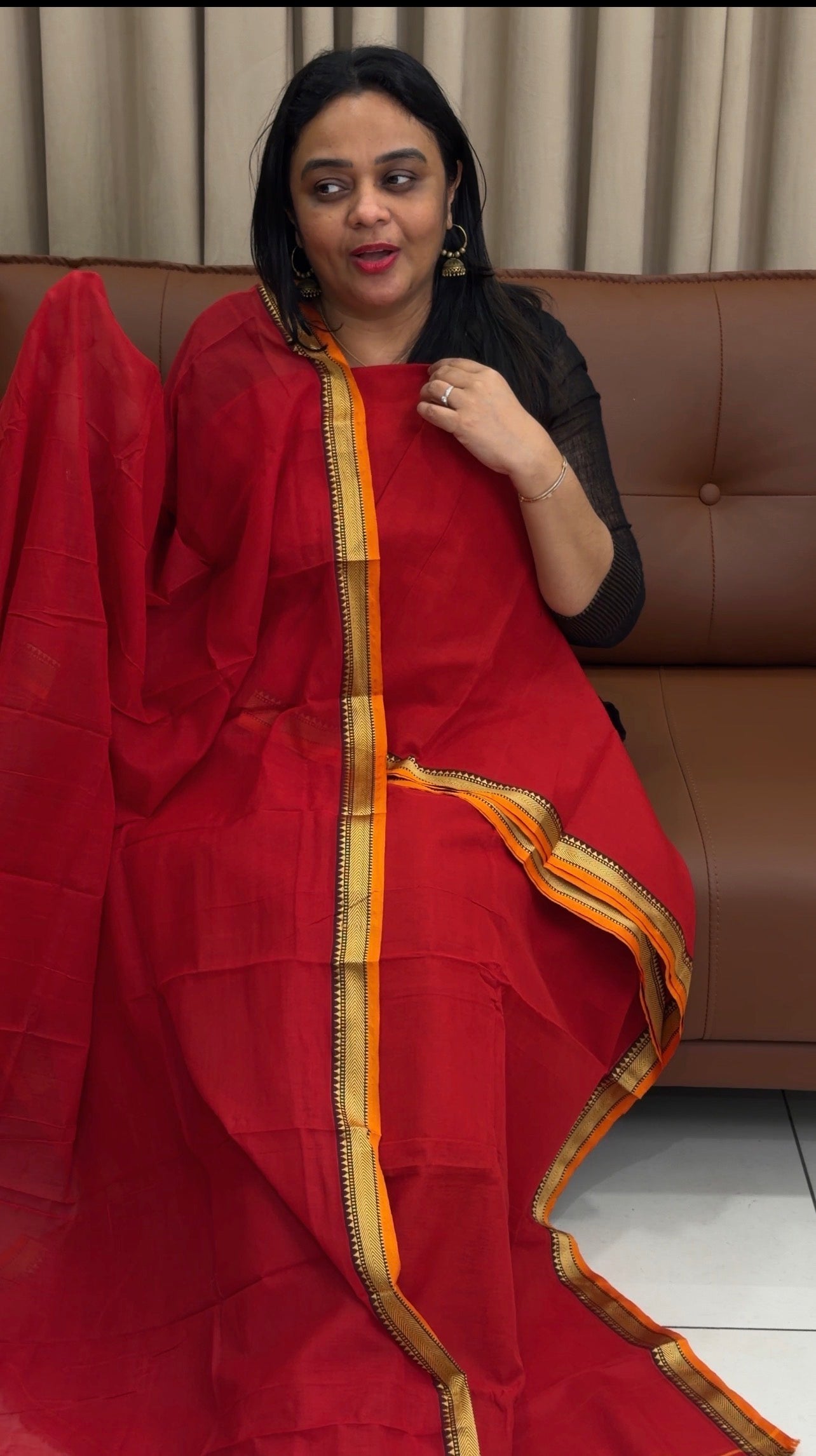 HANDLOOM COTTON UNSTITCHED SALWAR SUITS - IHA 34001