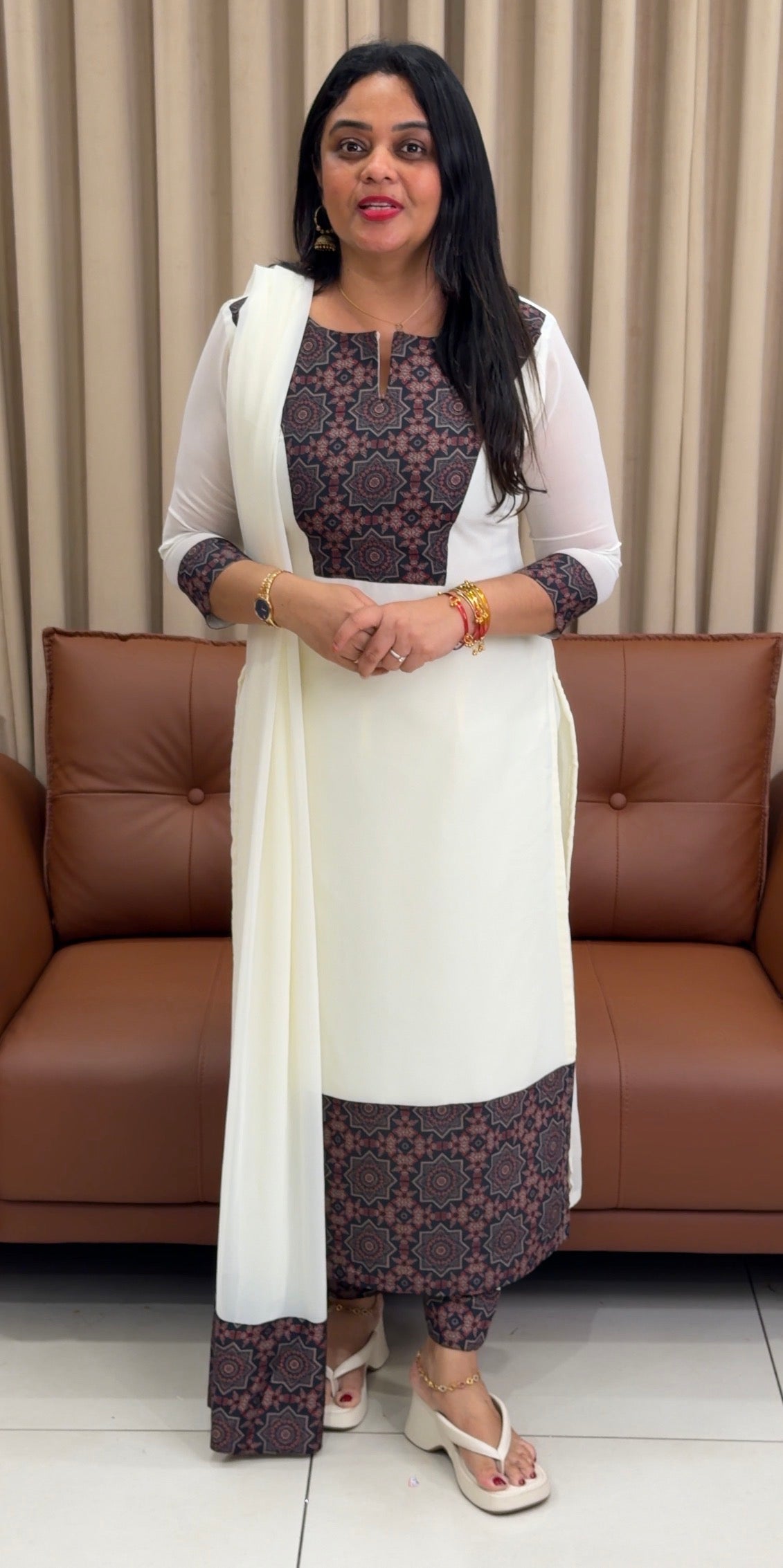 IHA'S IN-HOUSE GEORGETTE UNSTITCHED SALWAR SUITS  - IHA 33846