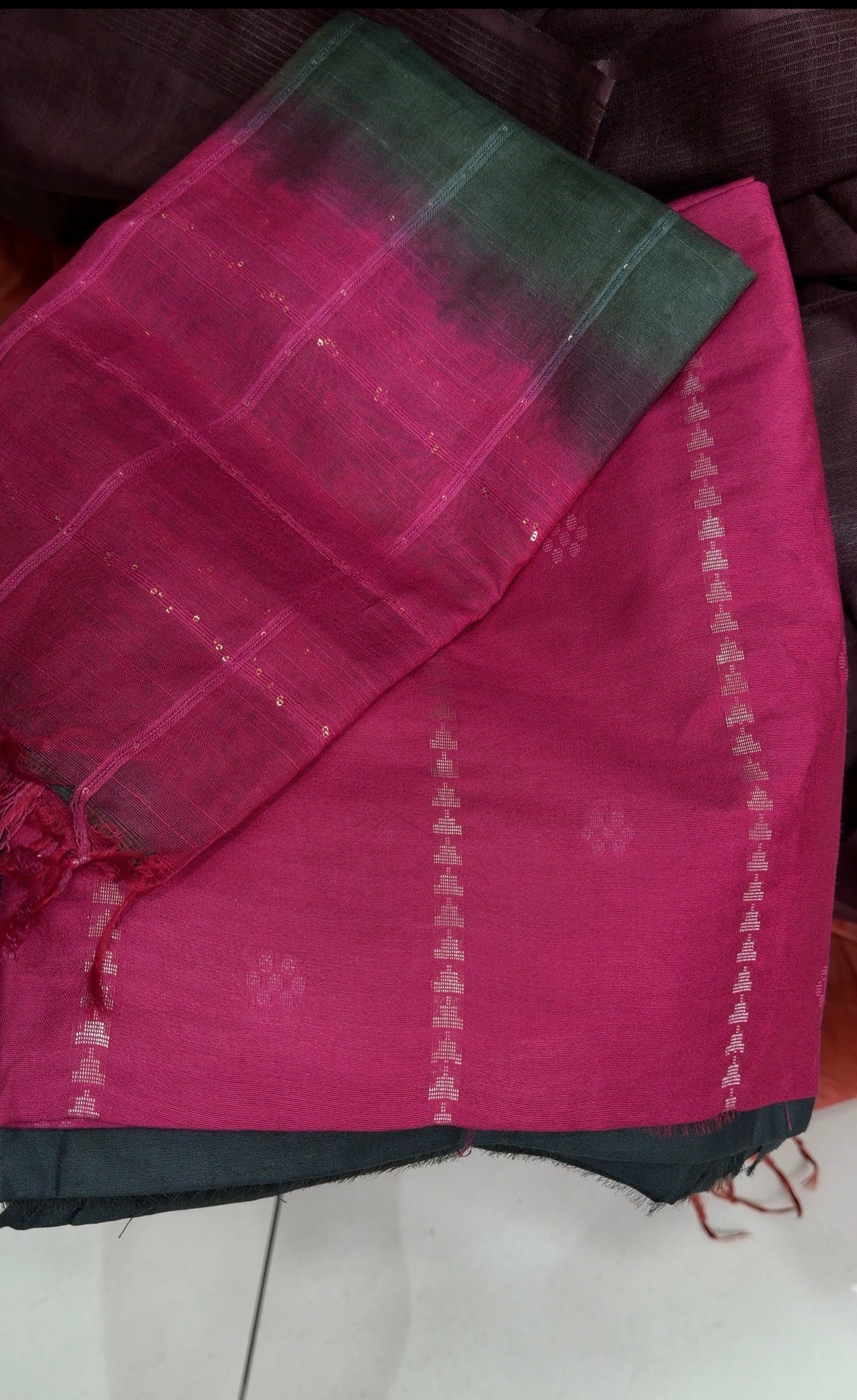 BHAGALPURI TUSSUR UNSTITCHED SALWAR SUITS - IHA 33609