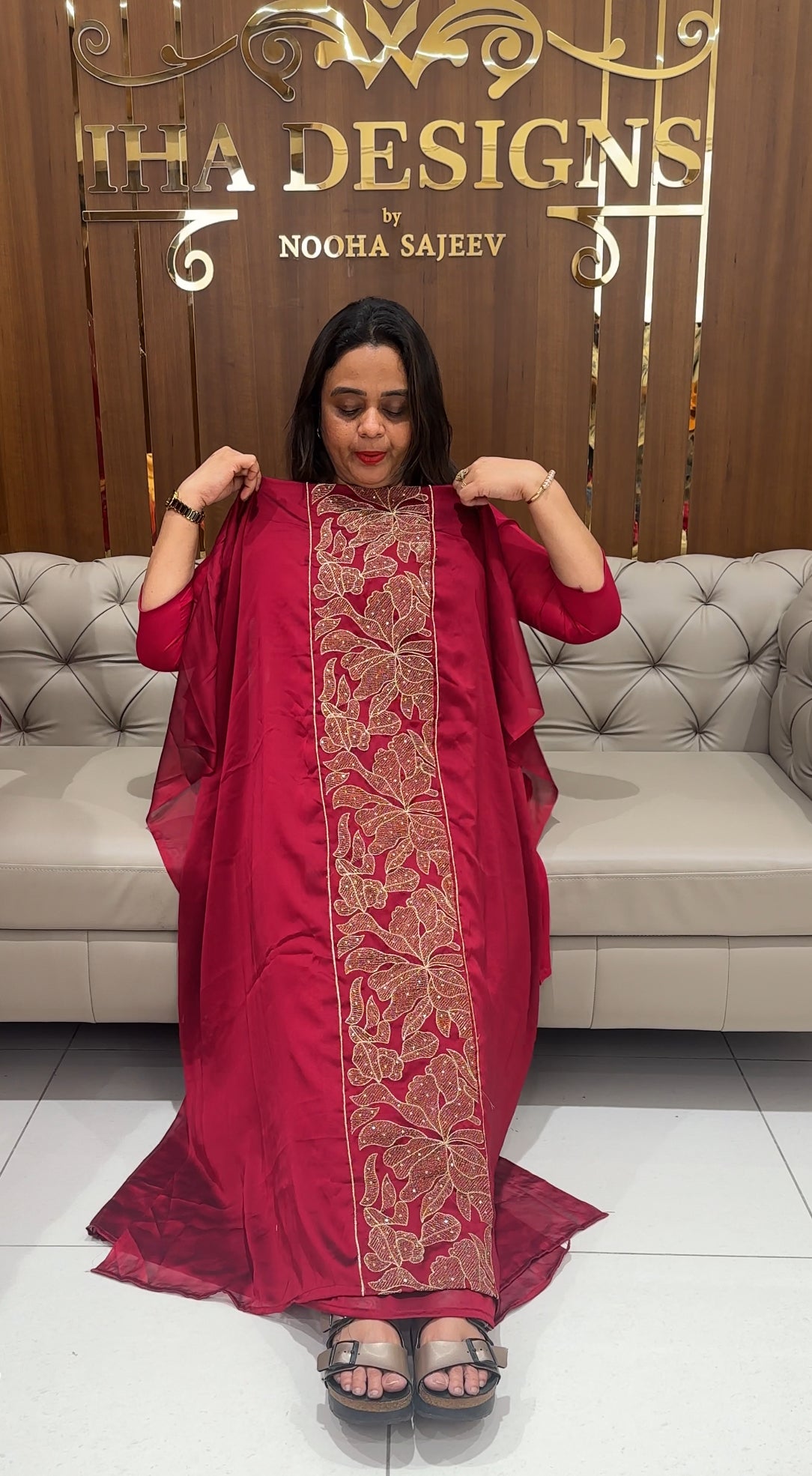 SILKY GEORGETTE UNSTITCHED SALWAR SUITS - IHA 23263