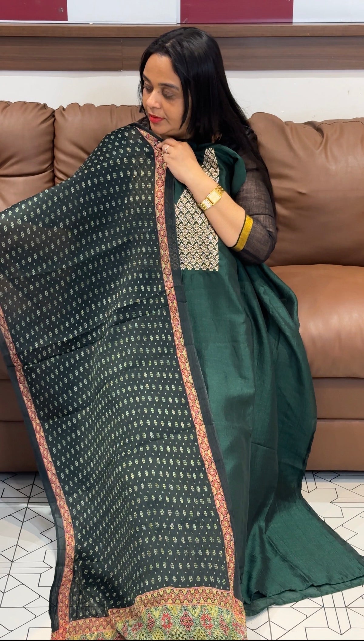OFFER SALES UNSTITCHED SALWAR SUITS - IHA 35474