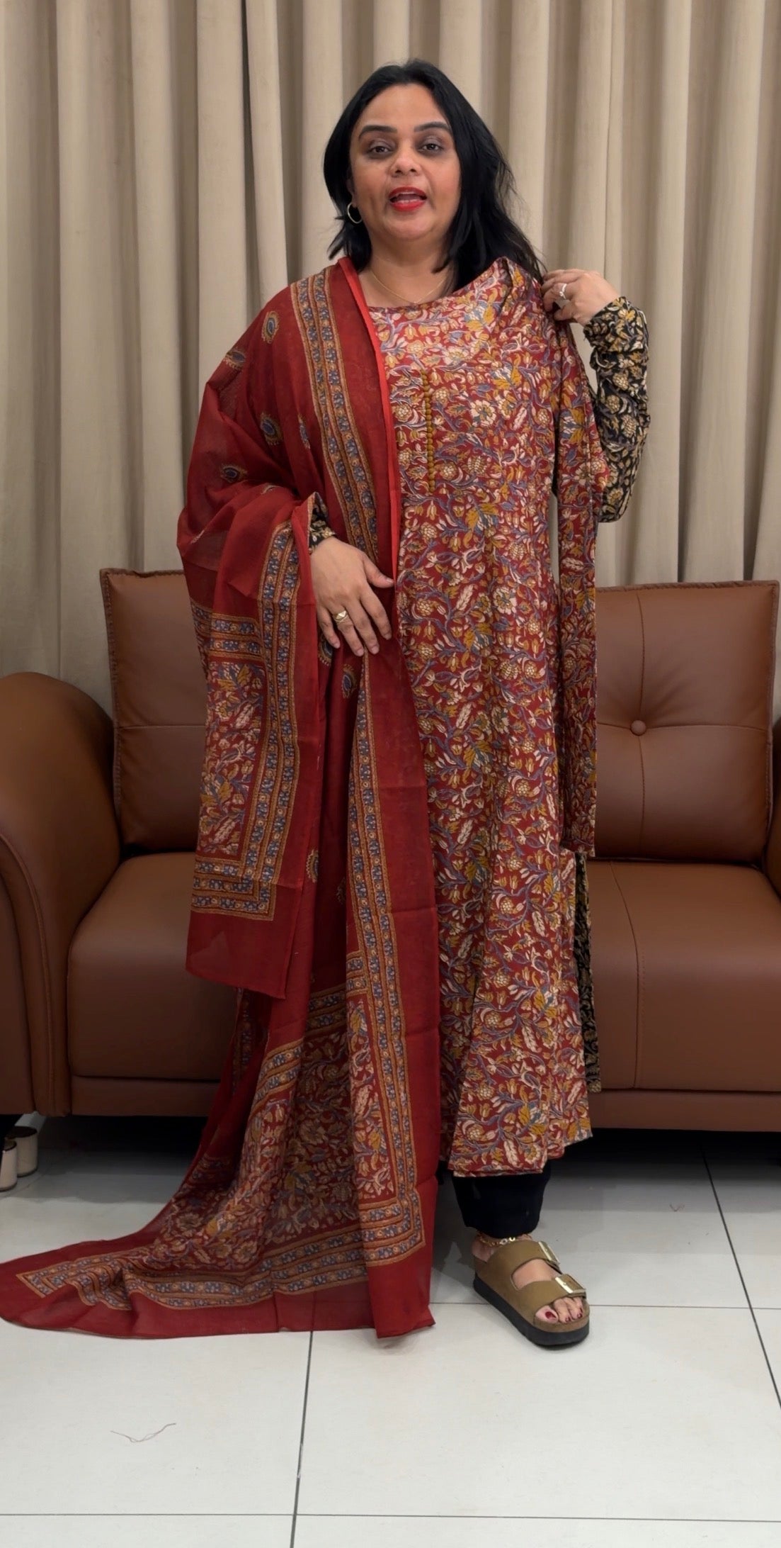 IHA'S IN-HOUSE PRINTED TOP AND DUPATTA - IHA 33342