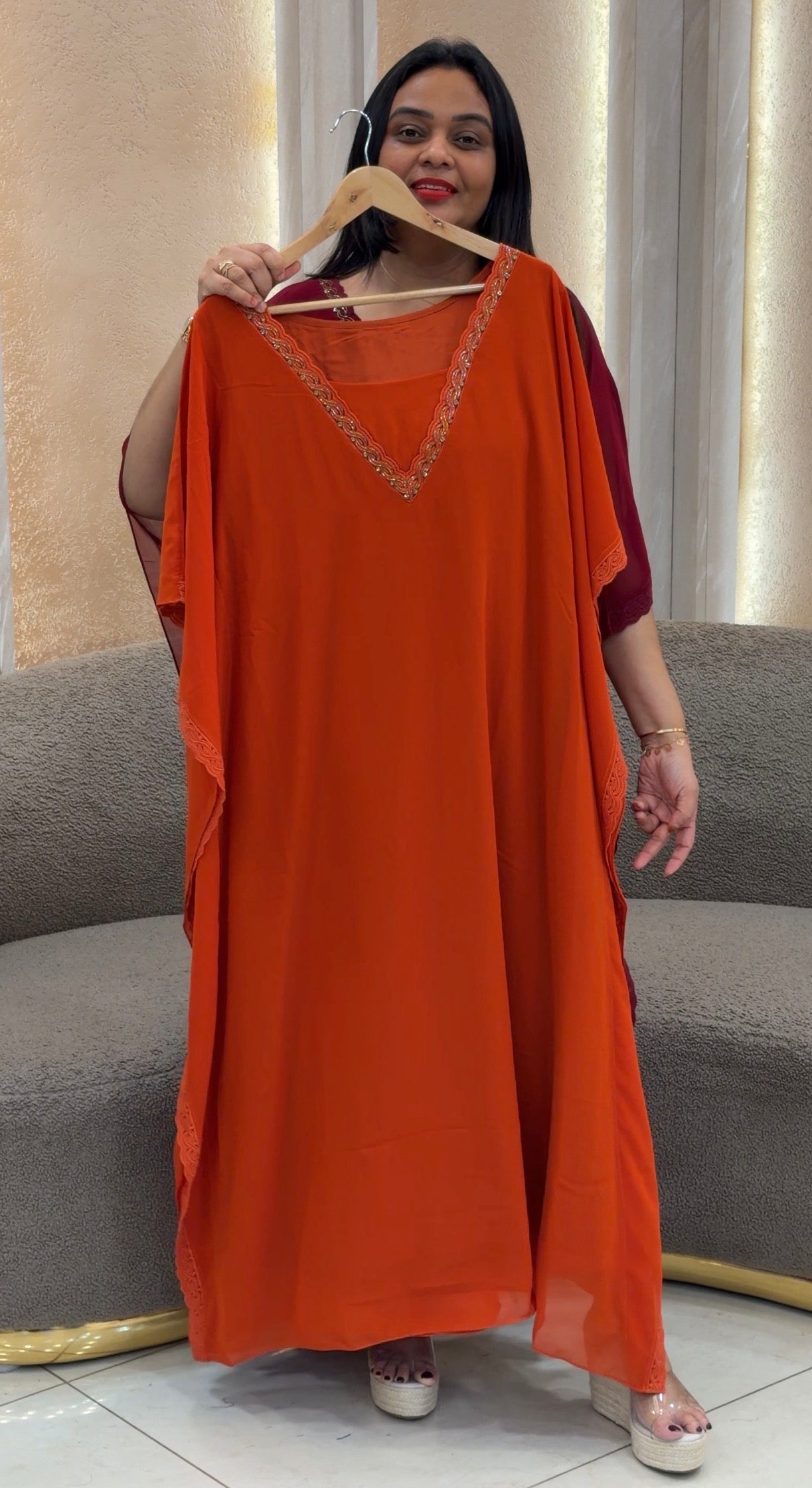 IHA'S IN-HOUSE KAFTAN TOPS - IHA 32836